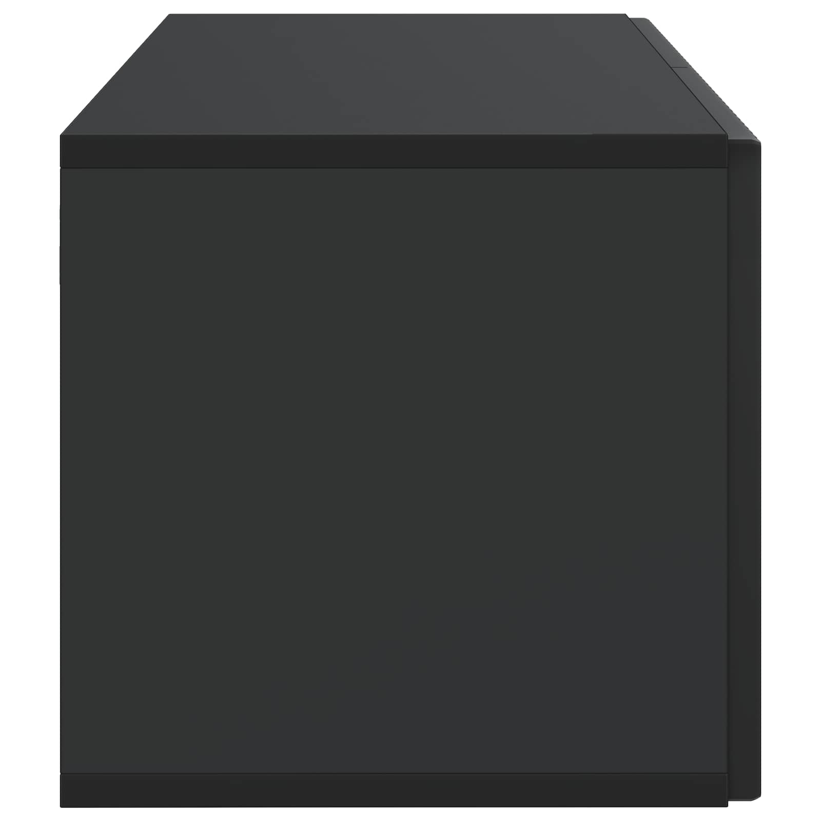 TV ormar za zid Zidne Crna 59,5 x 31 x 30 cm Konstruirano drvo