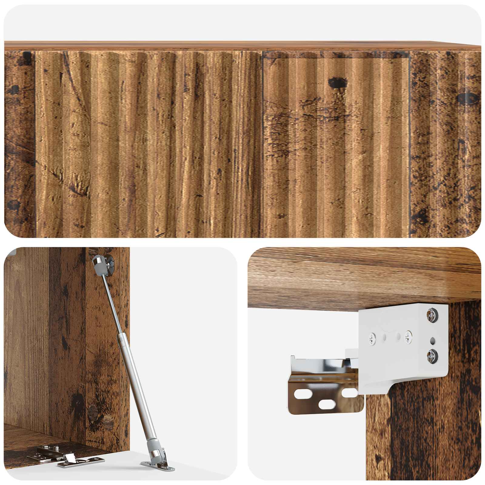 TV ormar za zid Staro drvo 59,5 x 31 x 30 cm Konstruirano drvo