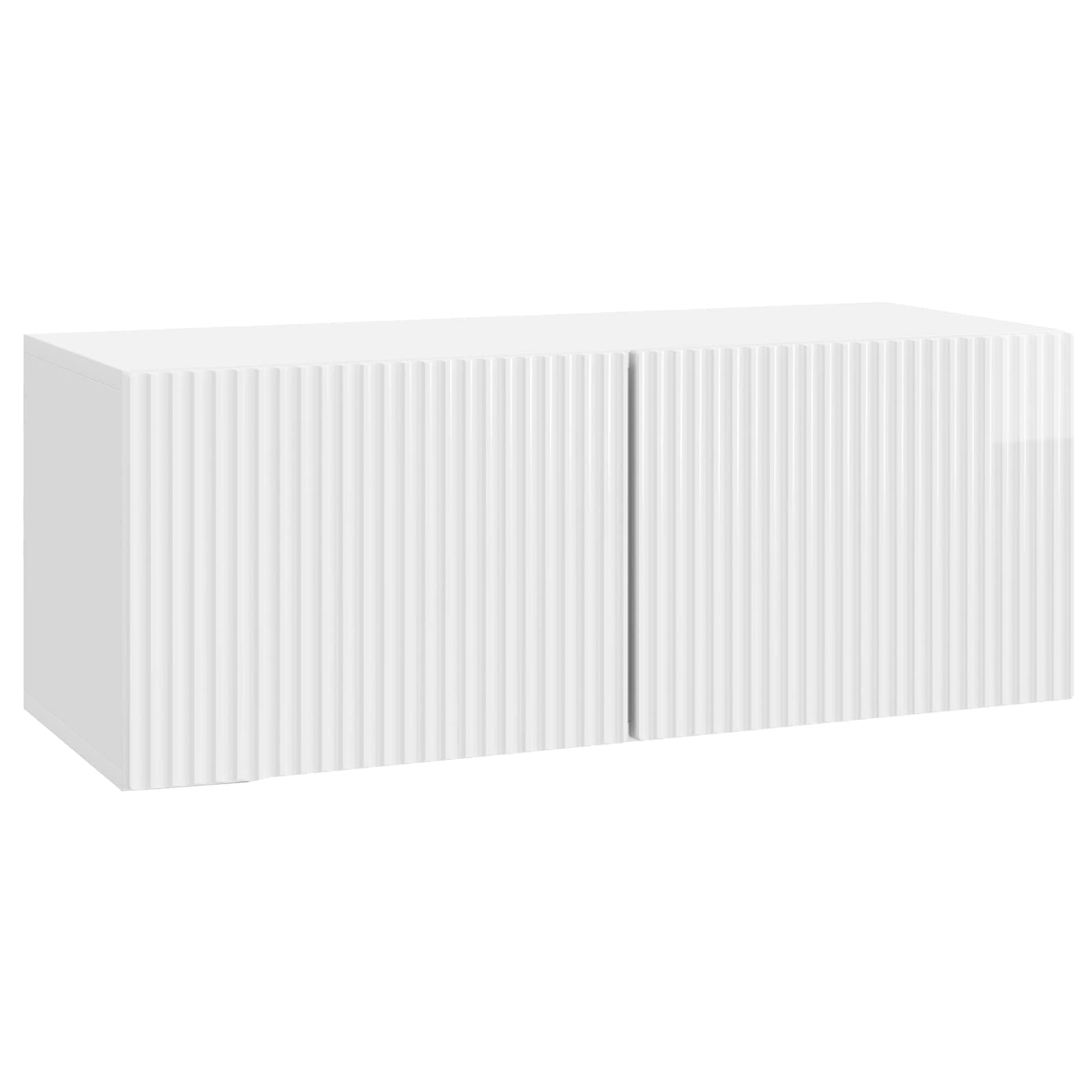 TV ormar za zid Zidne Bijela visokog sjaja 78,5 x 31 x 30 cm