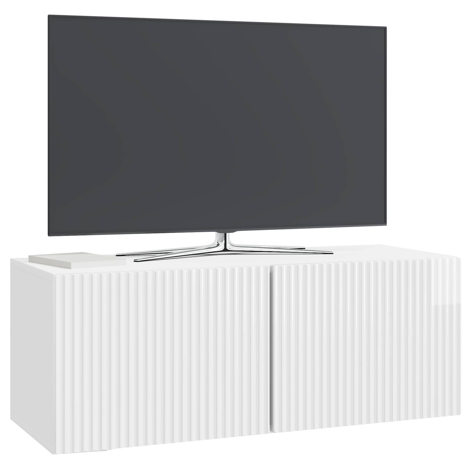 TV ormar za zid Zidne Bijela visokog sjaja 78,5 x 31 x 30 cm