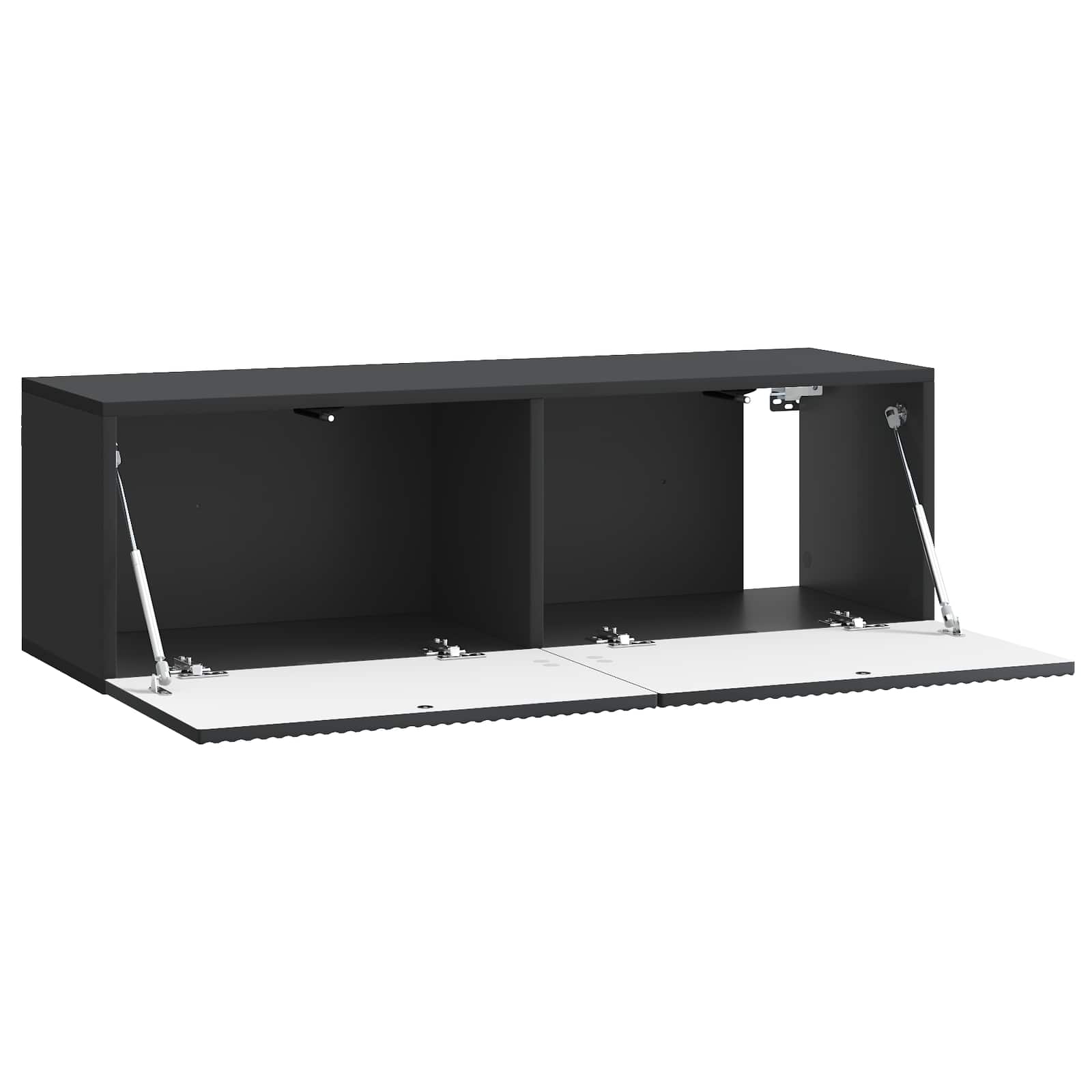 TV ormar za zid Zidne Crna 98 x 31 x 30 cm Konstruirano drvo