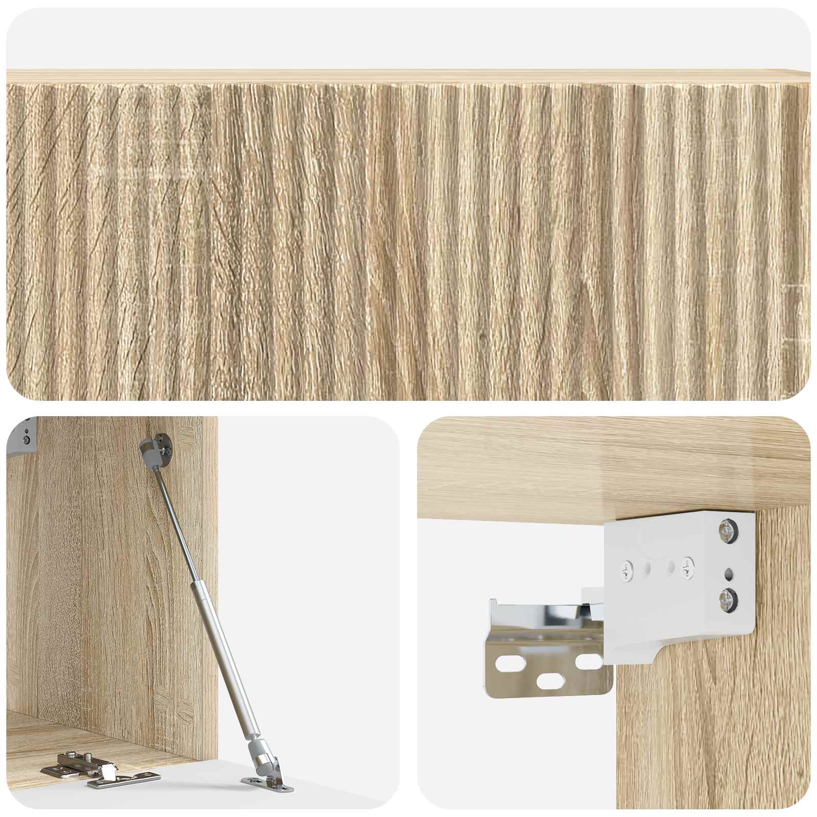 TV ormar za zid Hrast sonoma 98 x 31 x 30 cm Konstruirano drvo