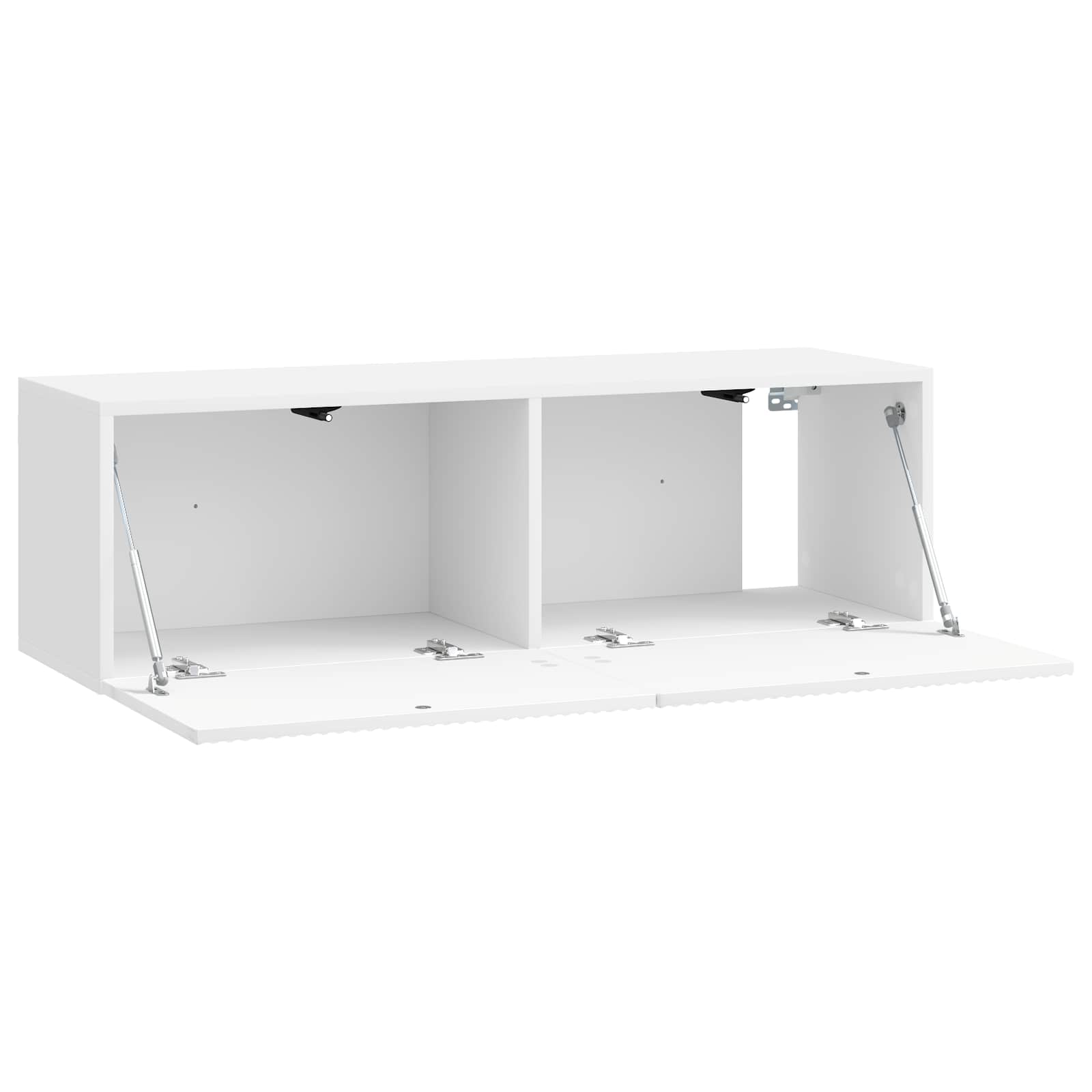 TV ormar za zid Zidne Bijela visokog sjaja 98 x 31 x 30 cm
