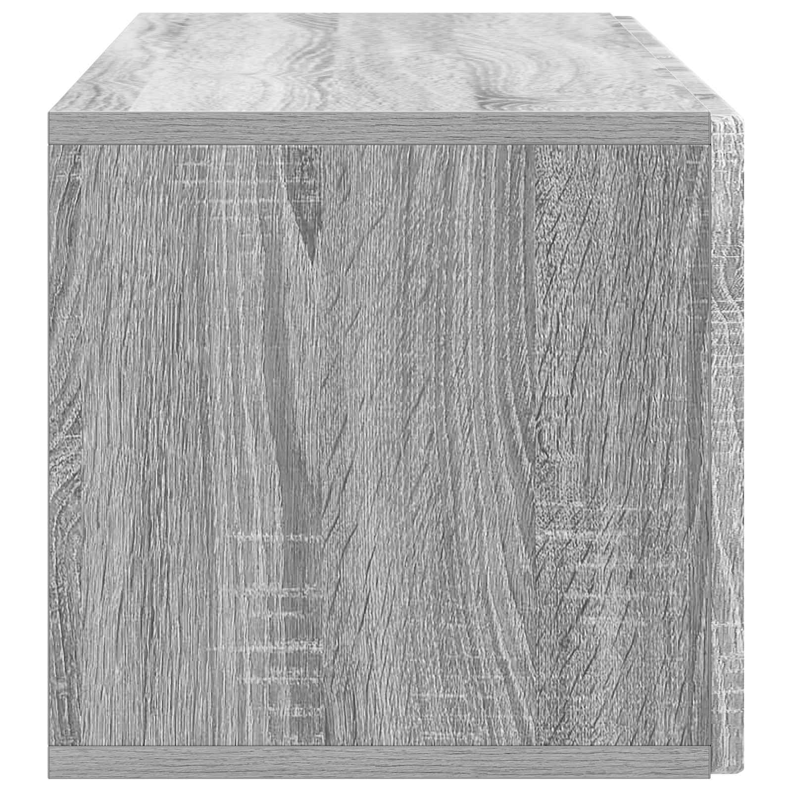 TV ormar za zid Siva sonoma 98 x 31 x 30 cm Konstruirano drvo