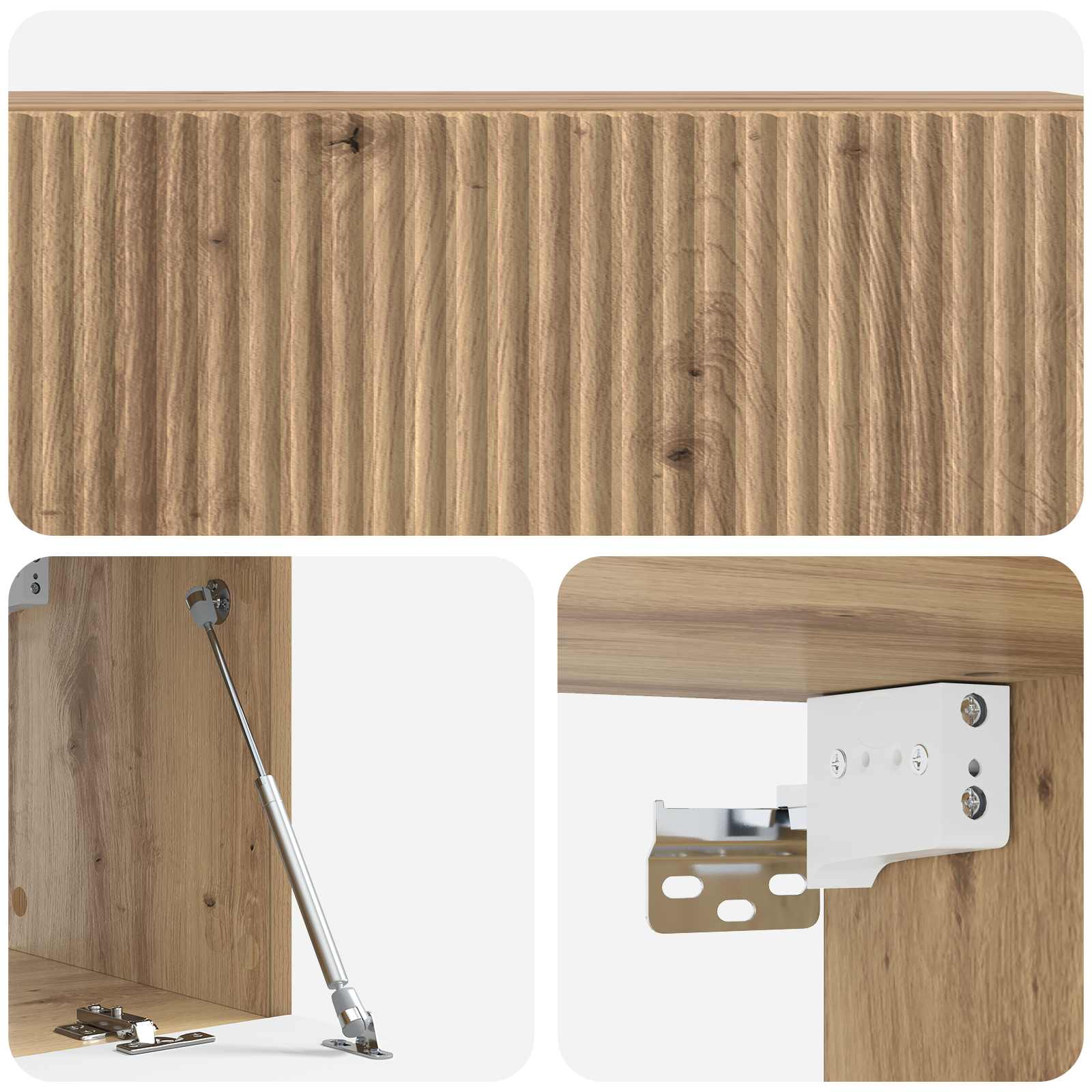 TV ormar za zid Hrast artisan 98 x 31 x 30 cm Konstruirano drvo