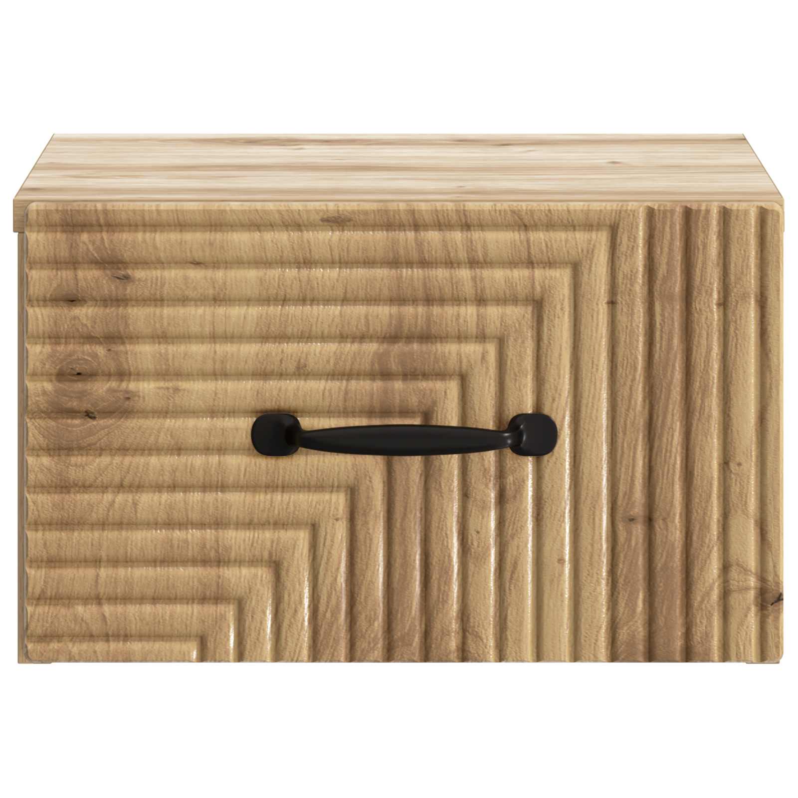 Noćni ormarić za montažu na zid s ladicama 2 pcs Hrast artisan