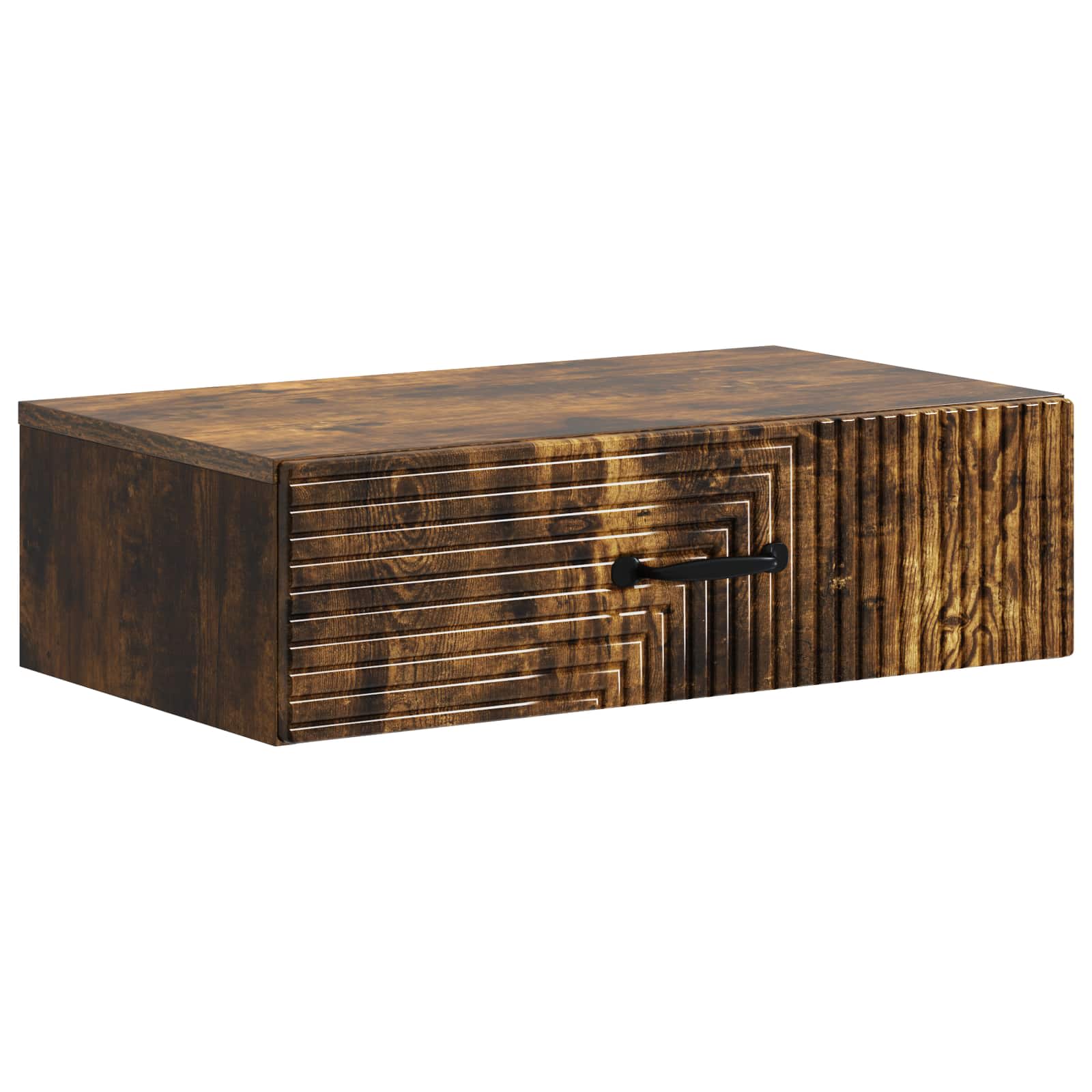 Stolna montirana na zid Dimljeni hrast 59 x 34,5 x 17 cm