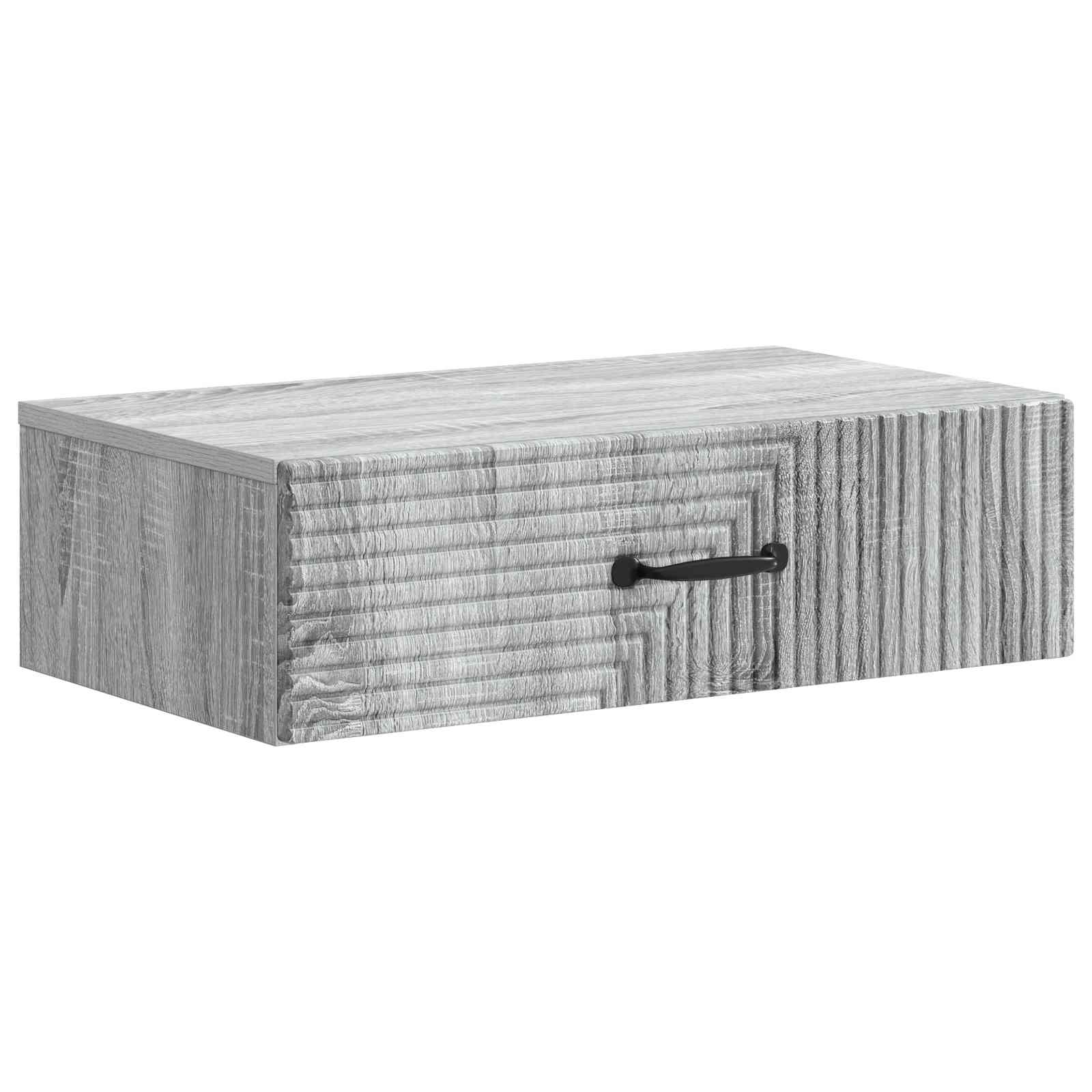 Stolna montirana na zid Siva sonoma 59 x 34,5 x 17 cm