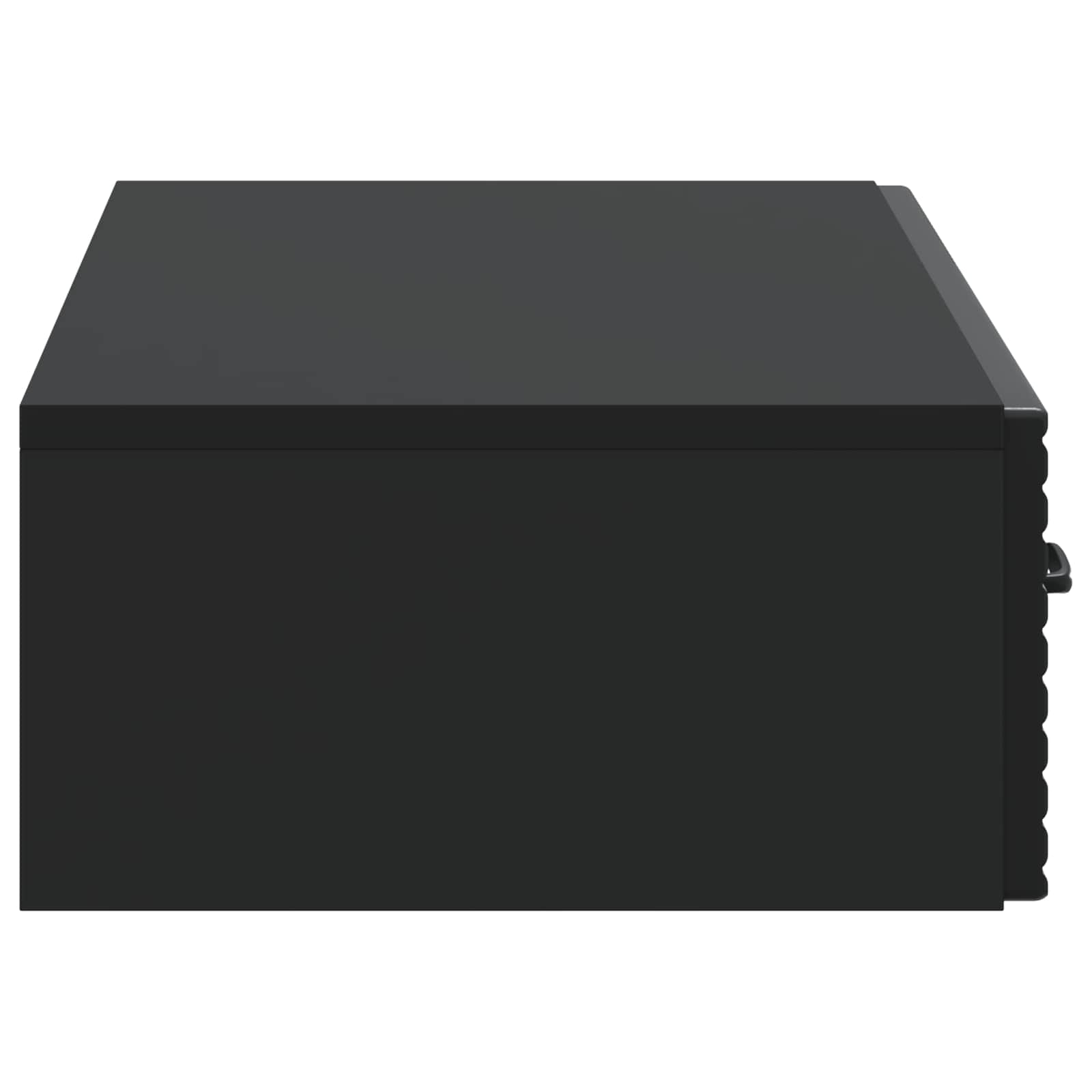 Stolna montirana na zid Crna 87,5 x 34,5 x 17 cm