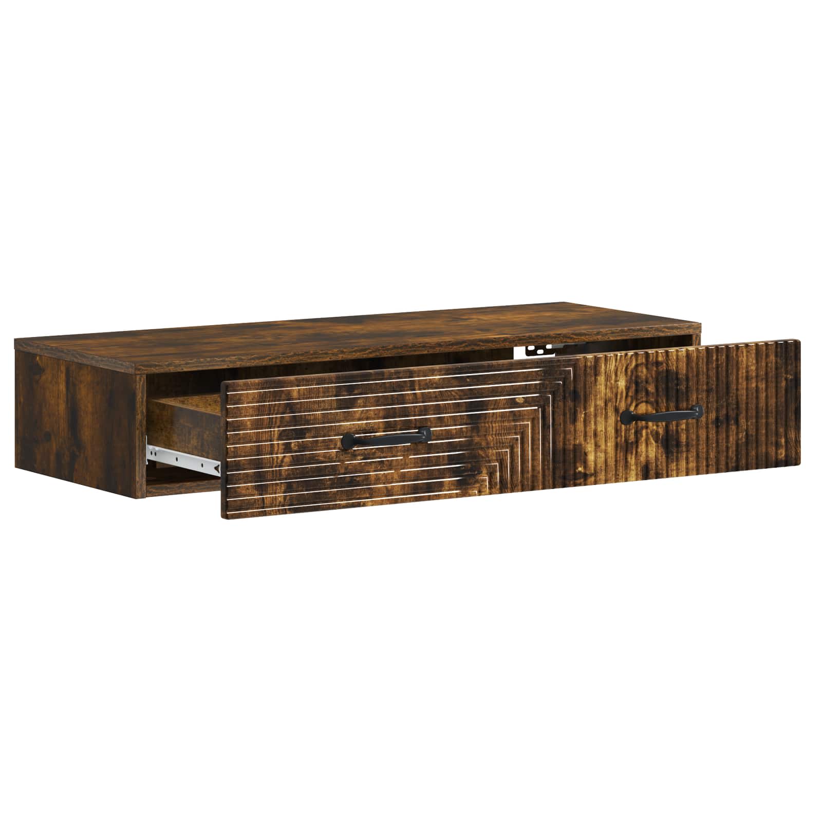 Stolna montirana na zid Dimljeni hrast 87,5 x 34,5 x 17 cm