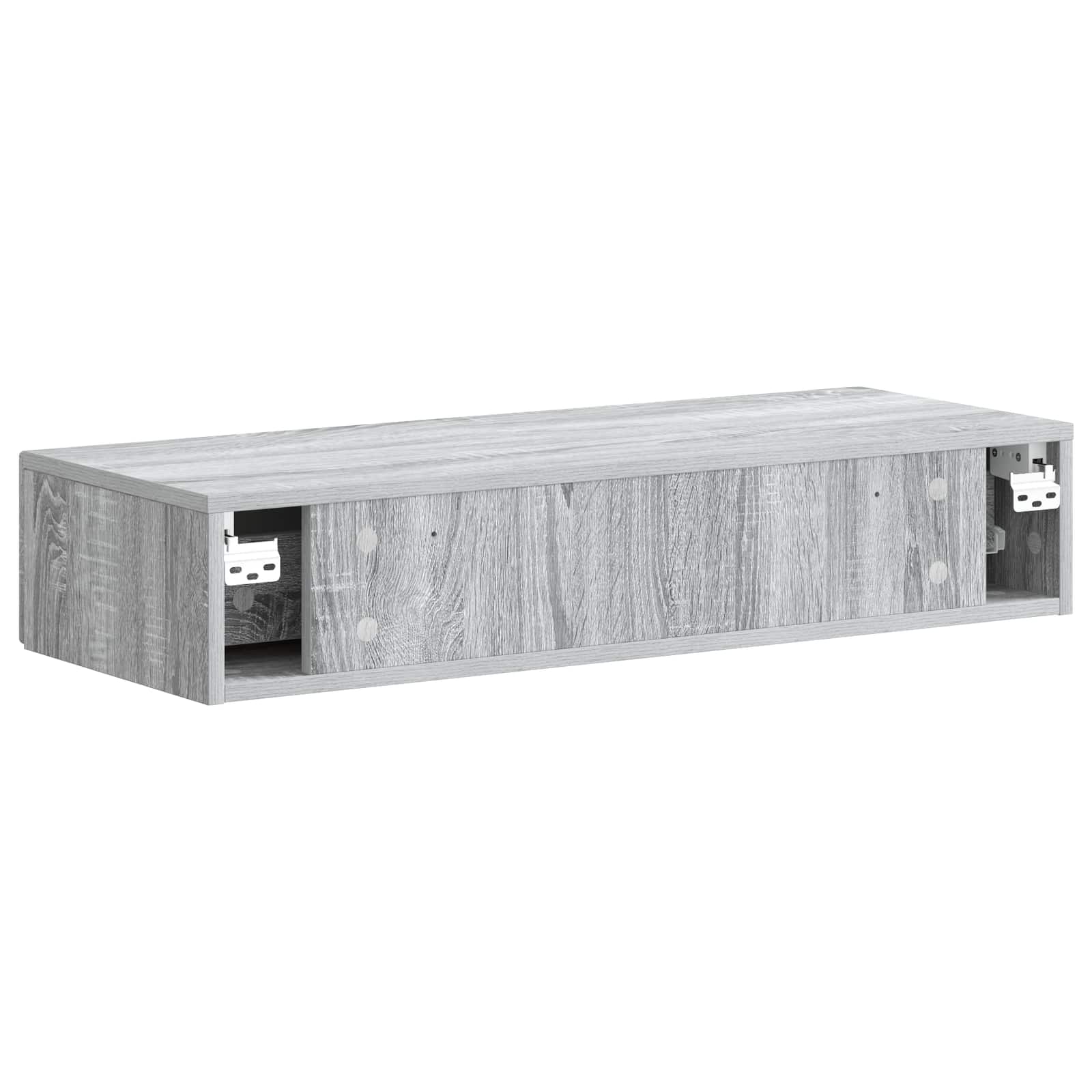 Stolna montirana na zid Siva sonoma 87,5 x 34,5 x 17 cm