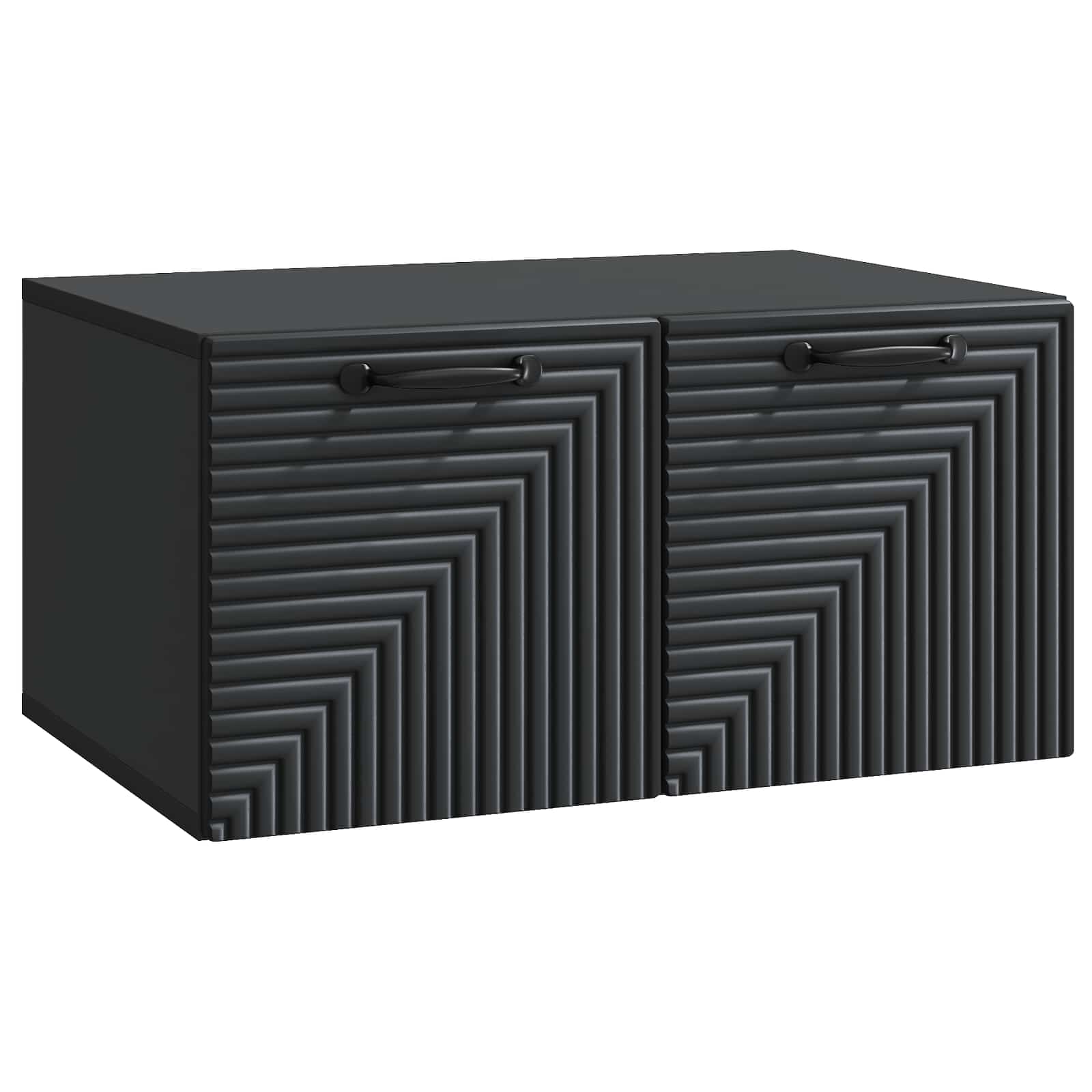 TV ormar za zid Zidne Crna 59,5 x 41 x 30 cm Konstruirano drvo