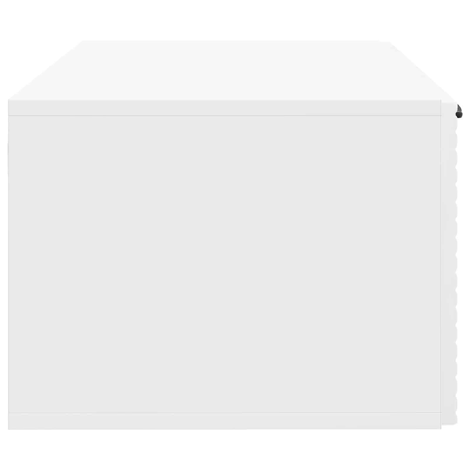 TV ormar za zid Zidne Bijela visokog sjaja 59,5 x 41 x 30 cm