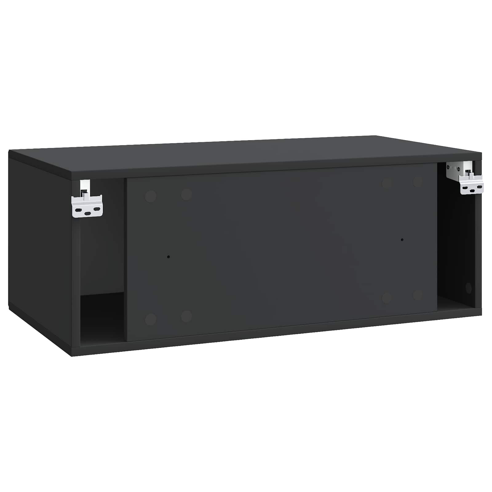 TV ormar za zid Zidne Crna 78,5 x 41 x 30 cm Konstruirano drvo