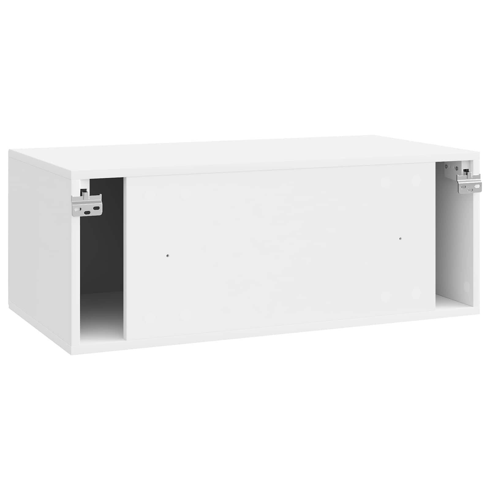 TV ormar za zid Zidne Bijela visokog sjaja 78,5 x 41 x 30 cm