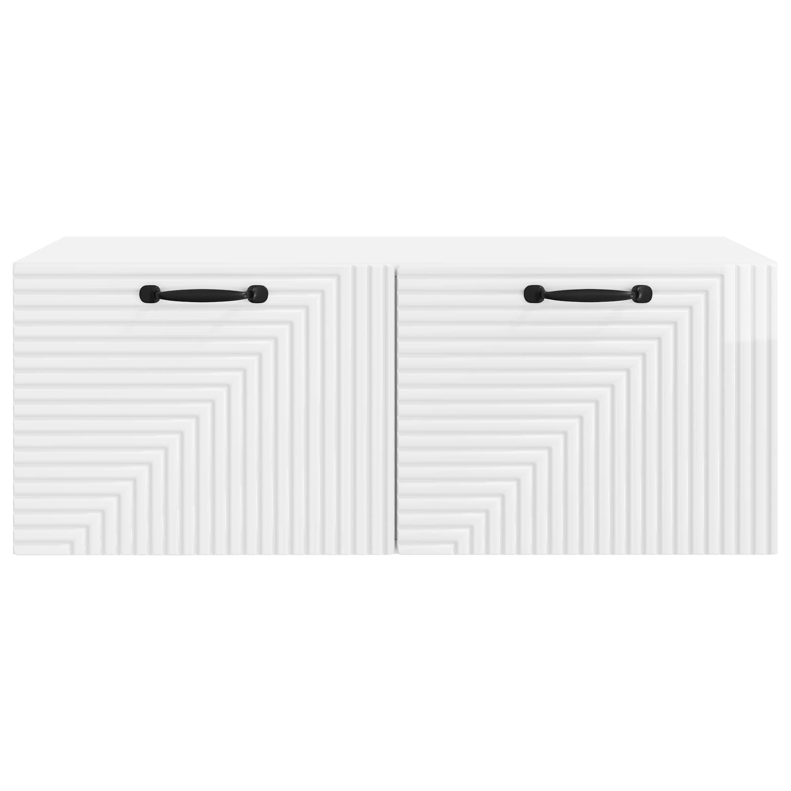 TV ormar za zid Zidne Bijela visokog sjaja 78,5 x 41 x 30 cm