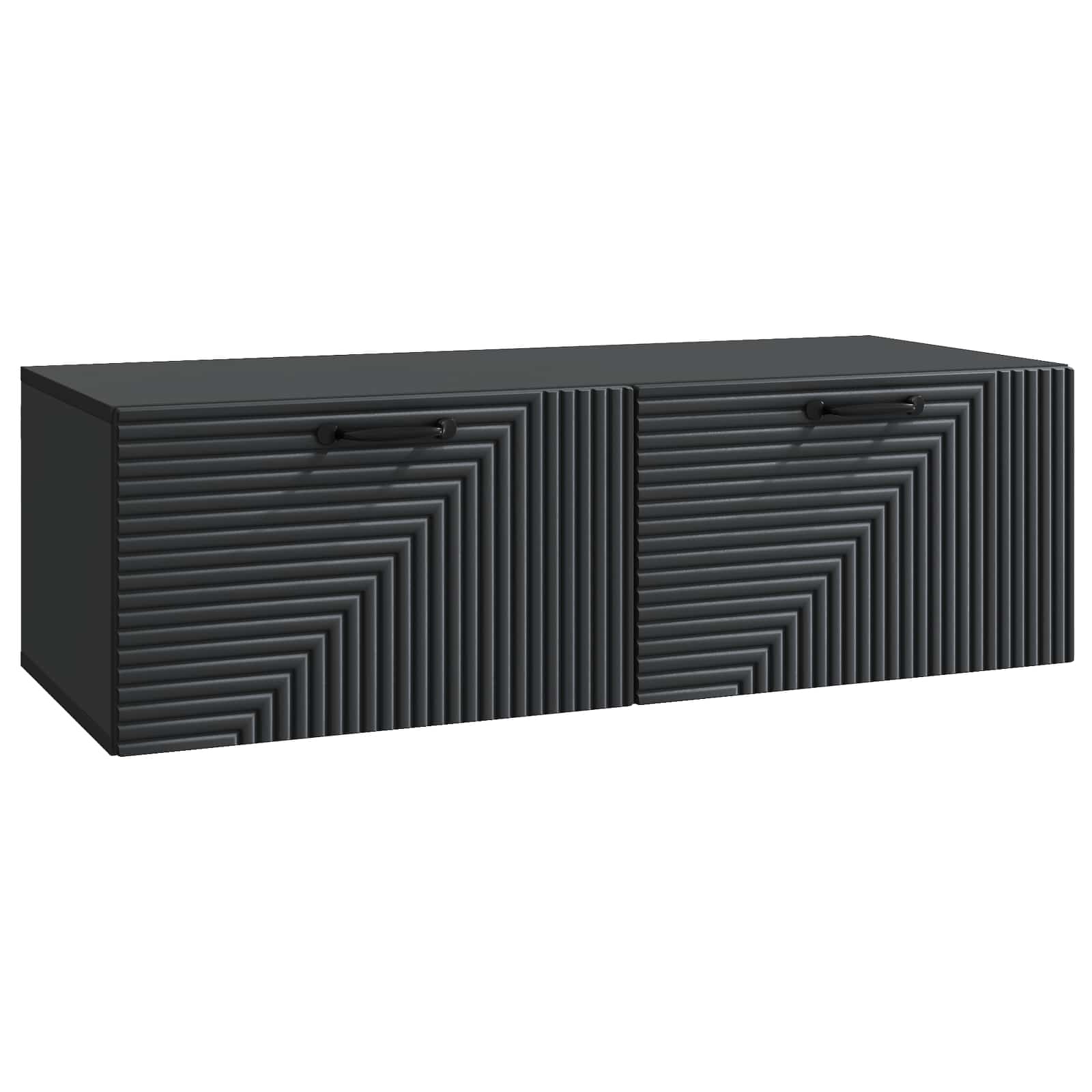 TV ormar za zid Zidne Crna 98 x 41 x 30 cm Konstruirano drvo