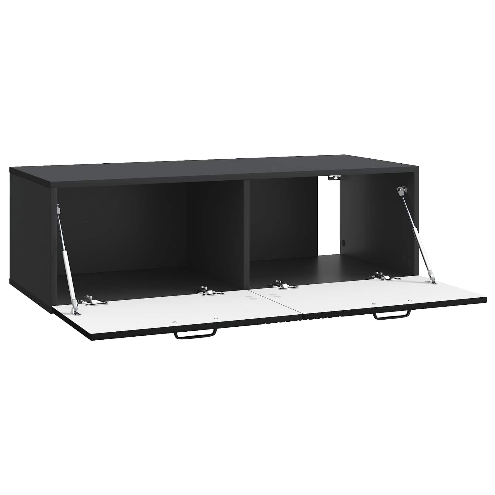 TV ormar za zid Zidne Crna 98 x 41 x 30 cm Konstruirano drvo