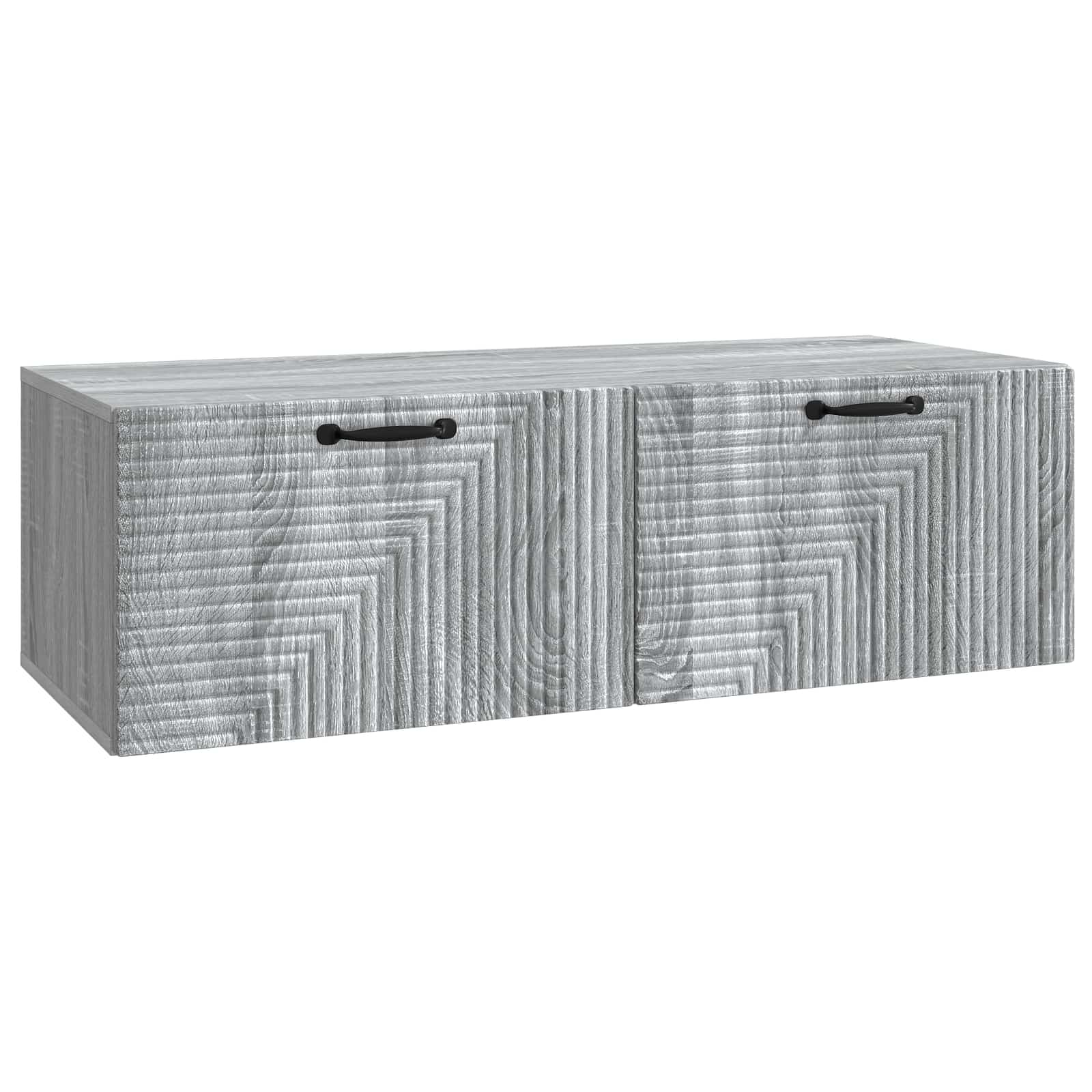 TV ormar za zid Siva sonoma 98 x 41 x 30 cm Konstruirano drvo