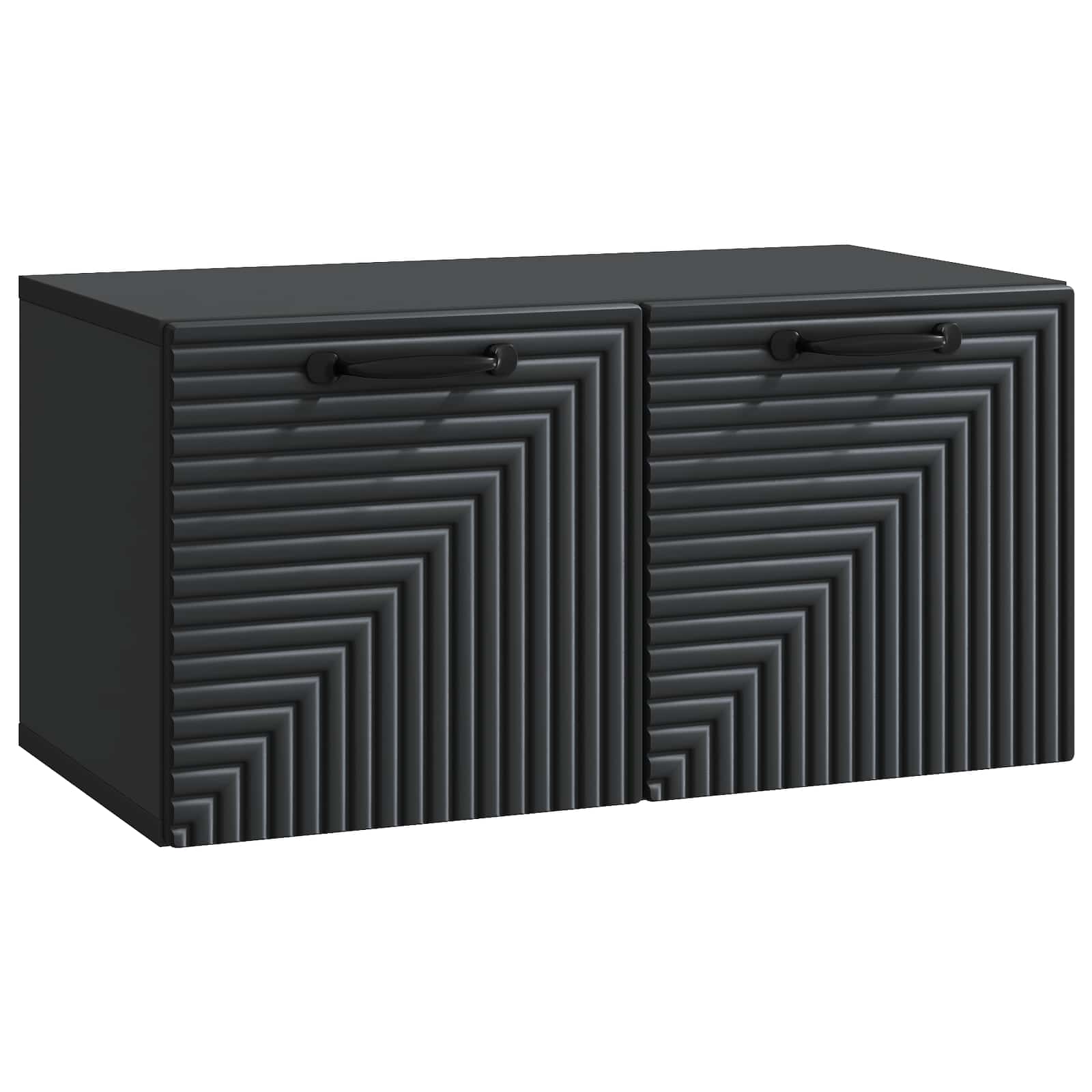 TV ormar za zid Zidne Crna 59,5 x 31 x 30 cm Konstruirano drvo