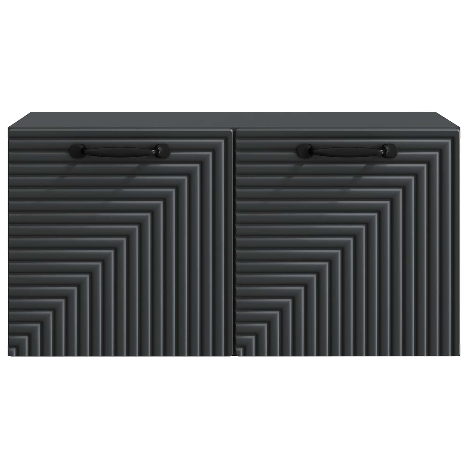 TV ormar za zid Zidne Crna 59,5 x 31 x 30 cm Konstruirano drvo