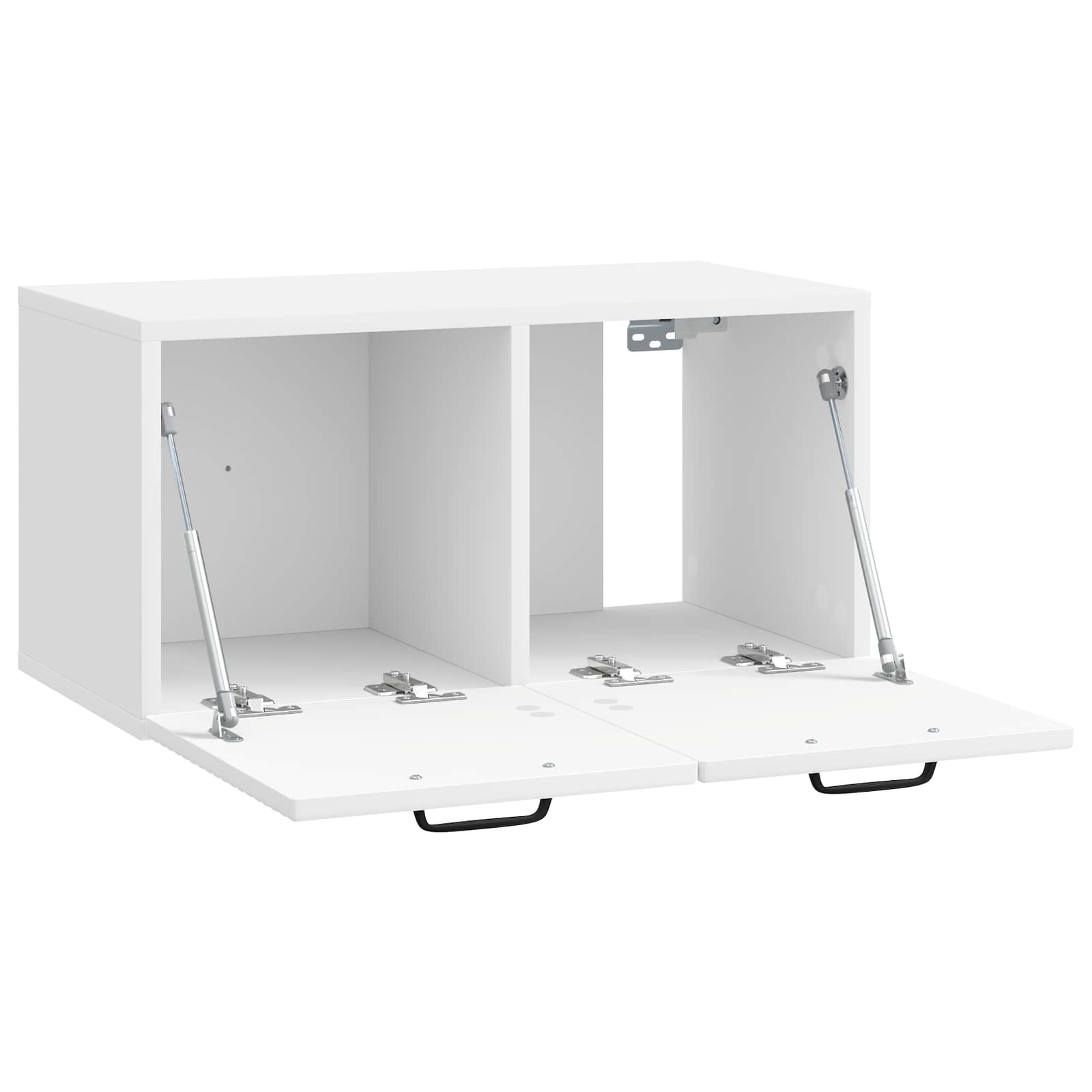 TV ormar za zid Zidne Bijela visokog sjaja 59,5 x 31 x 30 cm