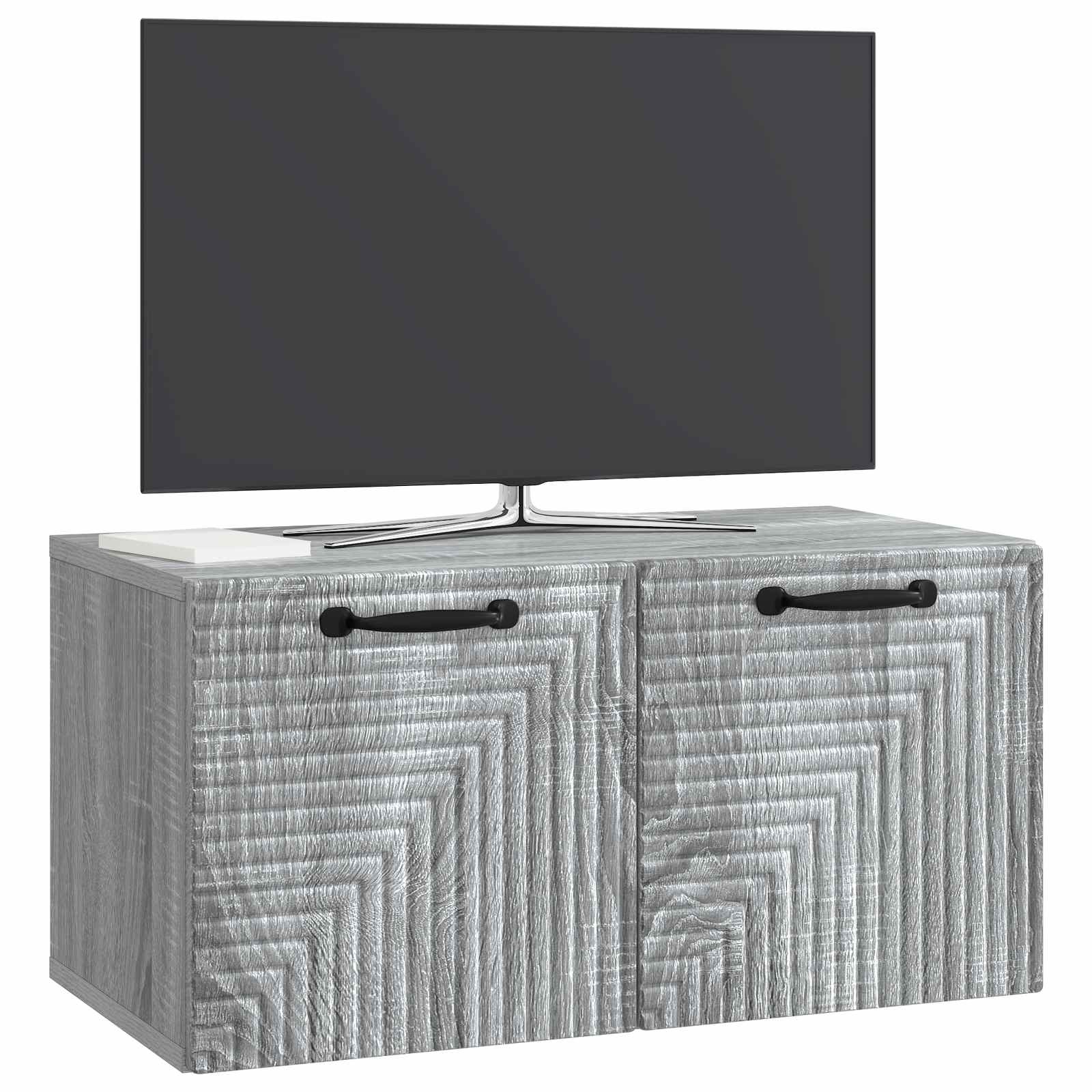 TV ormar za zid Siva sonoma 59,5 x 31 x 30 cm Konstruirano drvo