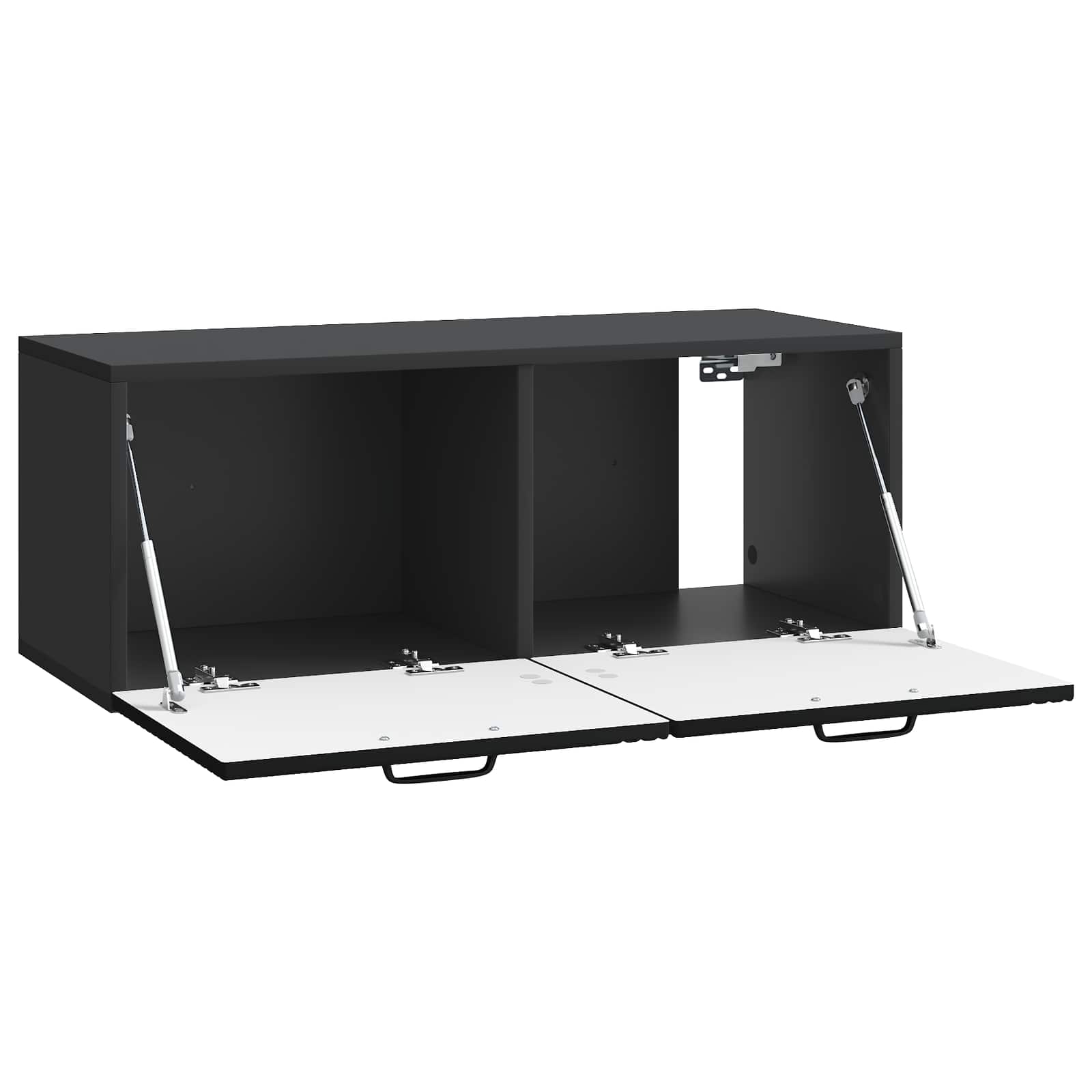 TV ormar za zid Zidne Crna 78,5 x 31 x 30 cm Konstruirano drvo