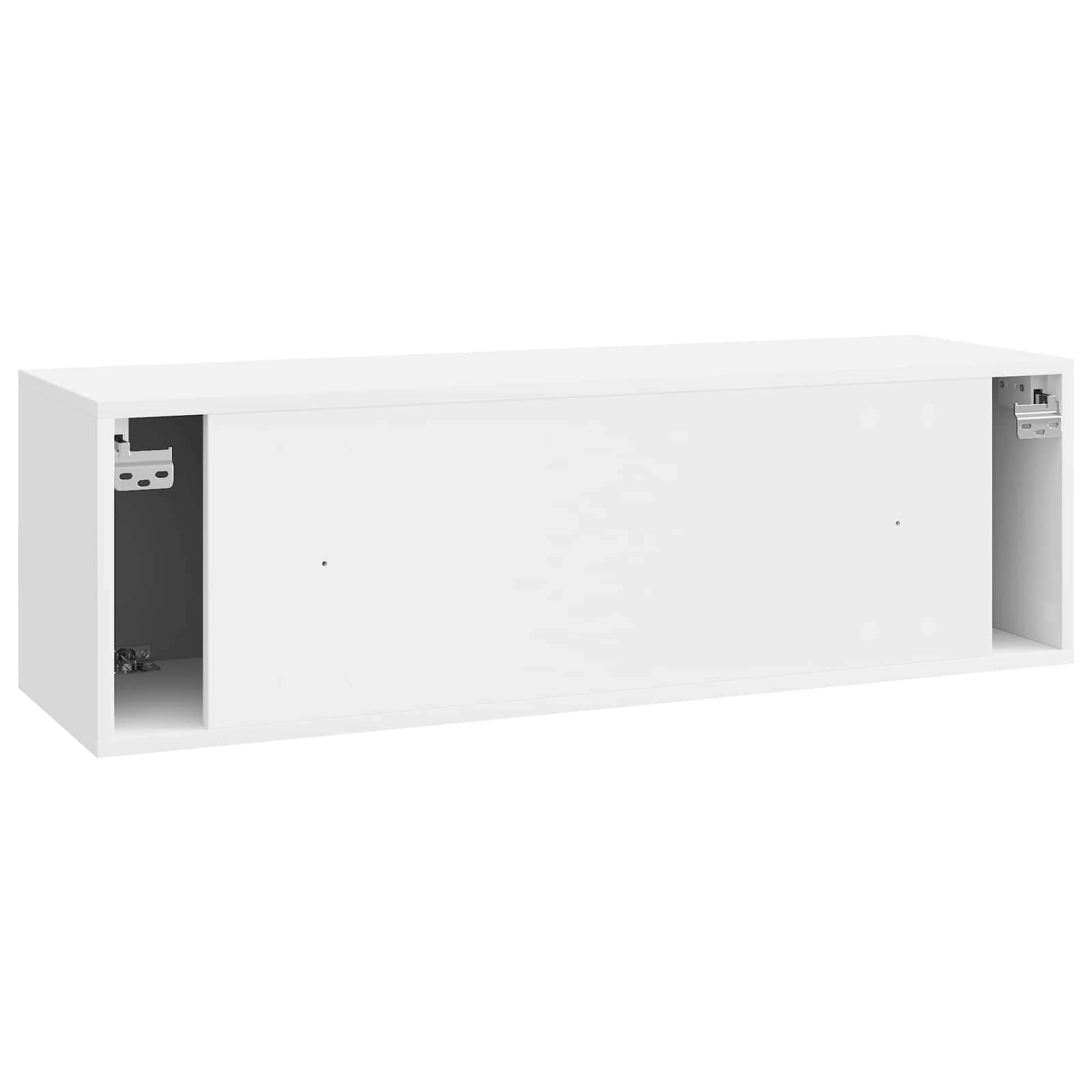 TV ormar za zid Zidne Bijela visokog sjaja 98 x 31 x 30 cm