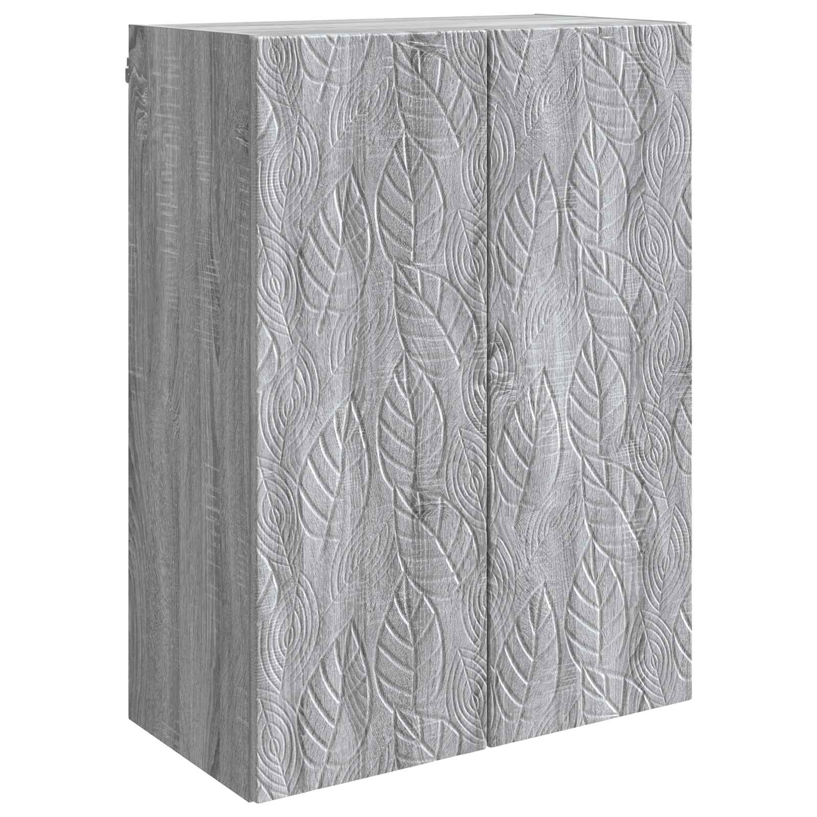 Ormar za montažu na zid Siva Sonoma 66 x 34,5 x 90 cm