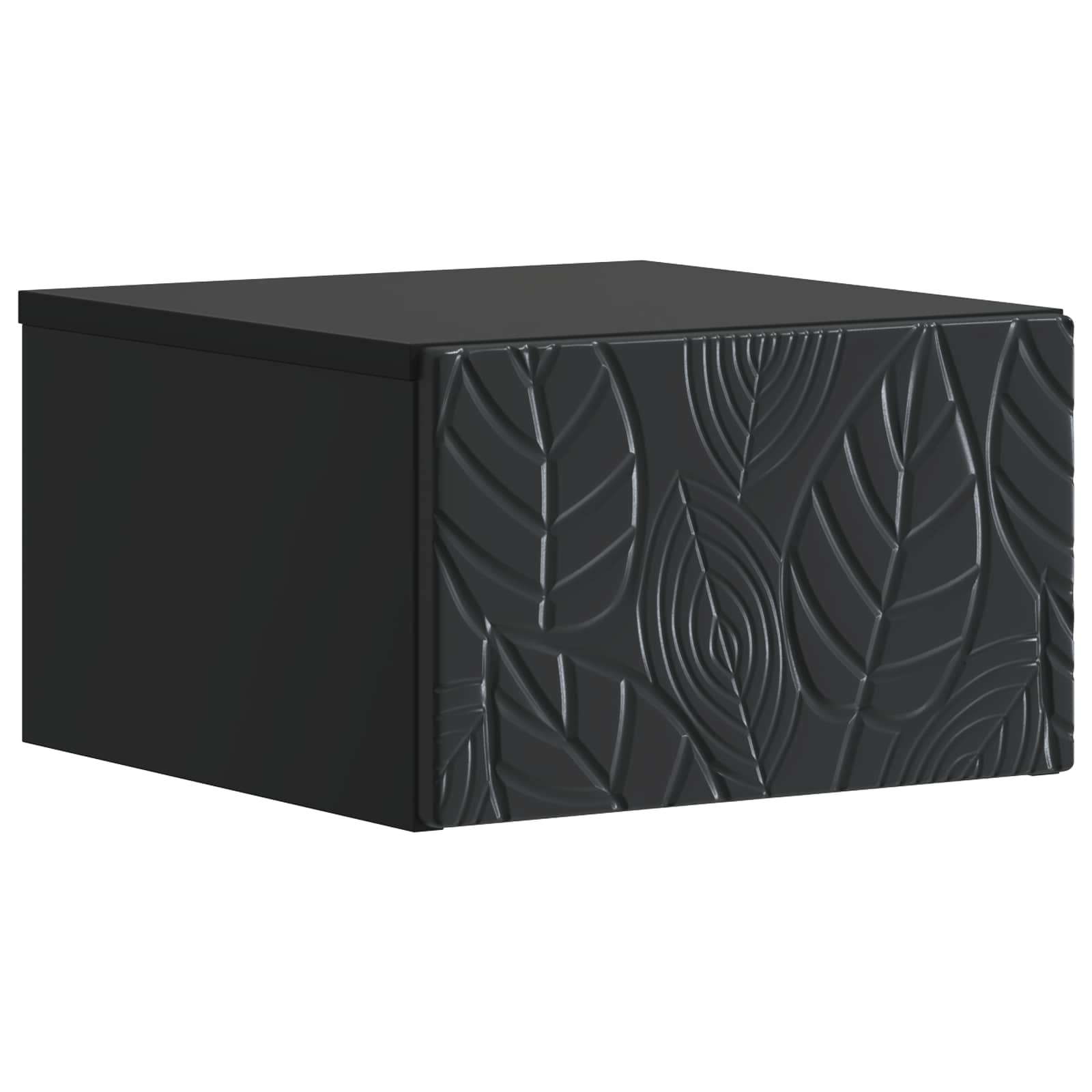 Stolna montirana na zid 2 pcs Crna 34,5 x 33 x 20 cm