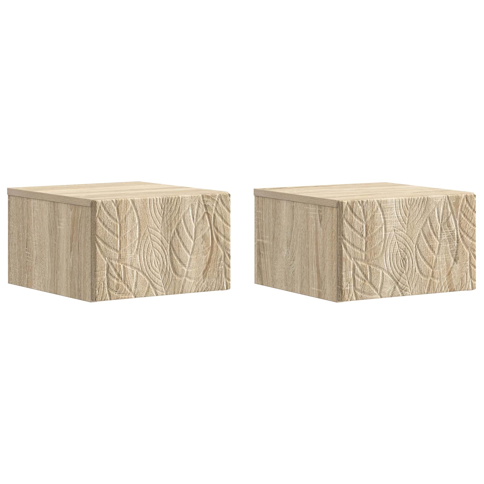 Stolna montirana na zid 2 pcs Hrast sonoma 34,5 x 33 x 20 cm