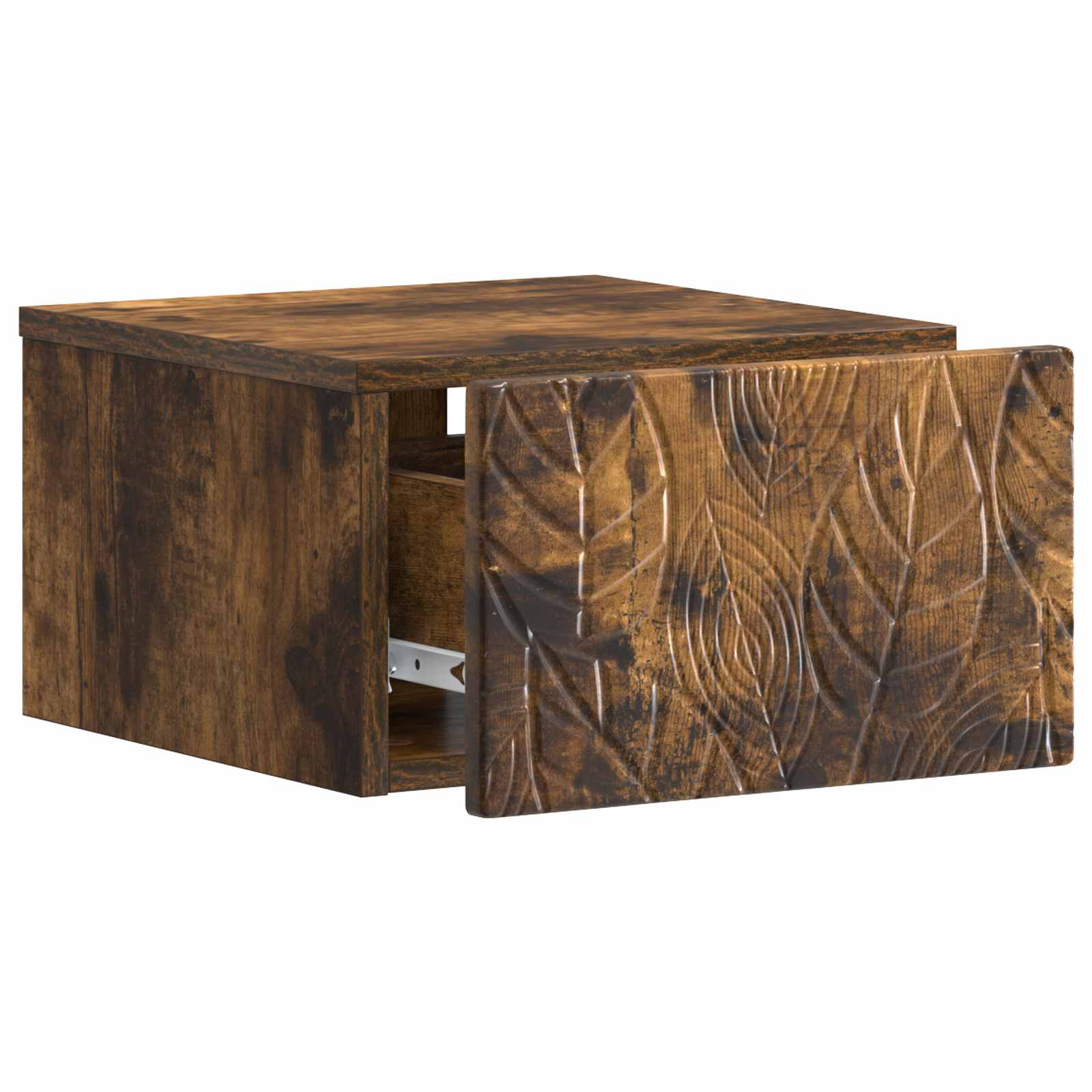 Stolna montirana na zid 2 pcs Dimljeni hrast 34,5 x 33 x 20 cm
