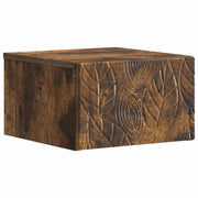 Noćni ormarić za montažu na zid Dimljeni hrast