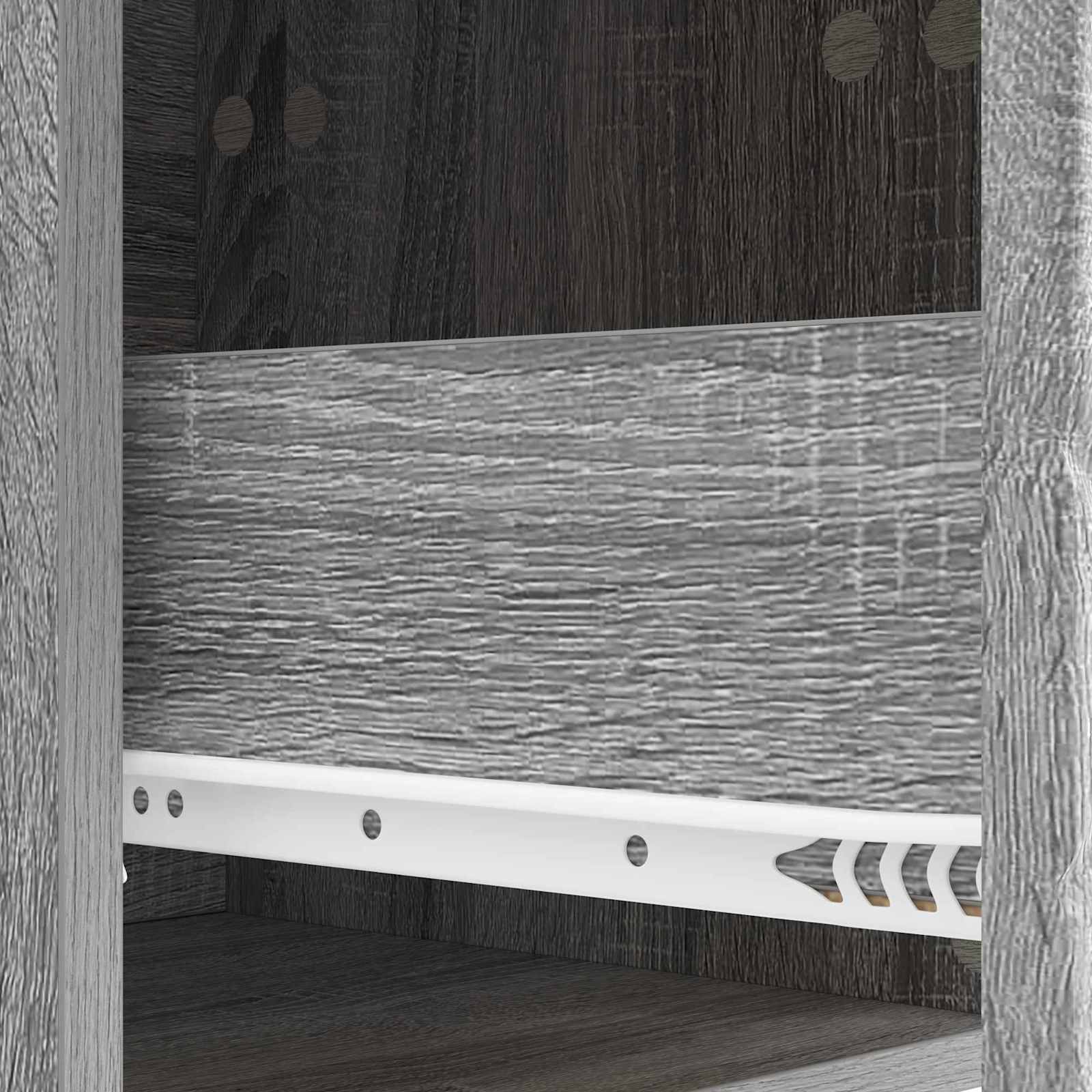 Stolna montirana na zid Siva Sonoma 59 x 34,5 x 17 cm