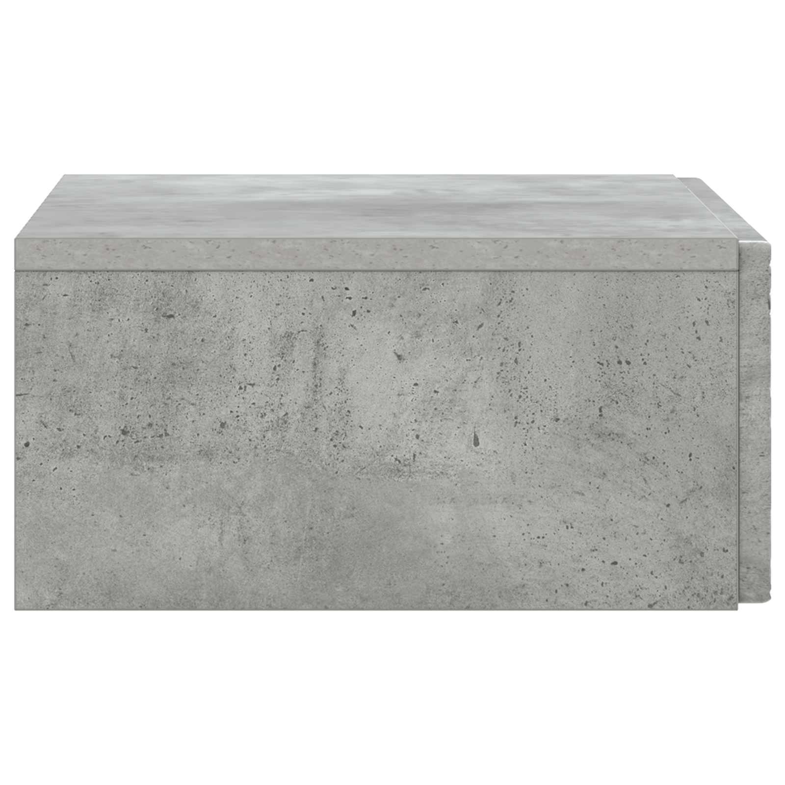 Stolna montirana na zid Betonska siva 87,5 x 34,5 x 17 cm