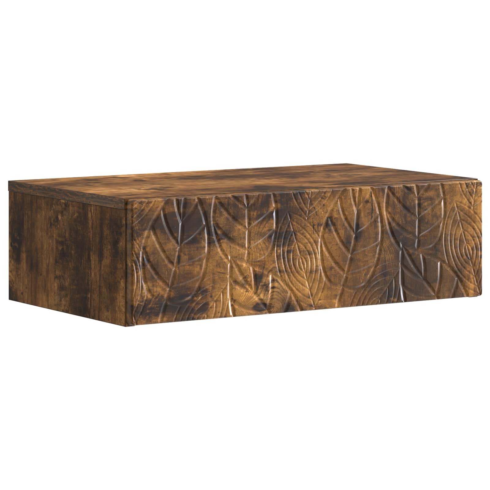 Stolna montirana na zid Dimljeni hrast 87,5 x 34,5 x 17 cm