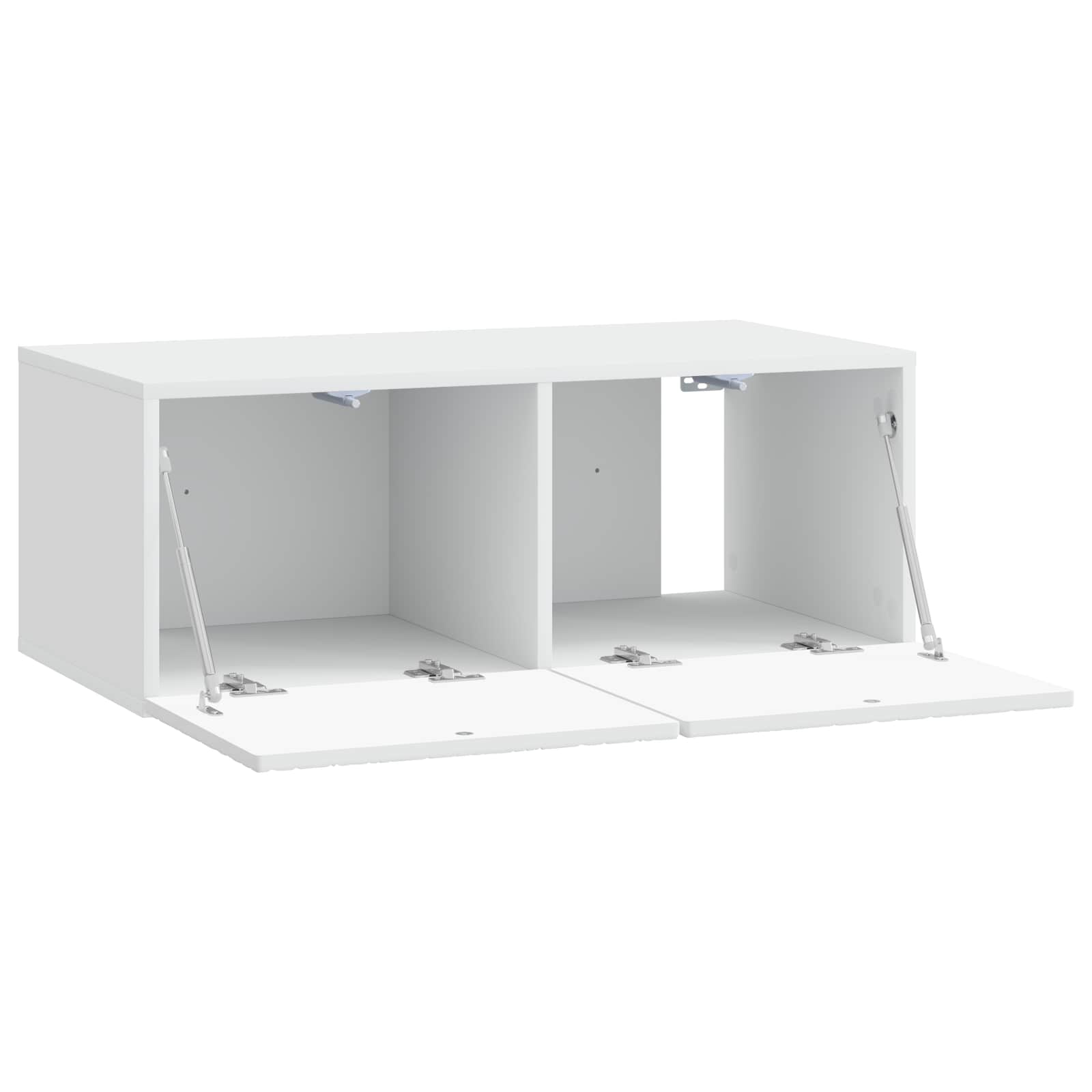 TV ormar za zid 98 x 41 x 30 cm Bijela Konstruirano drvo Zidne