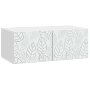 TV ormar za zid 59,5 x 31 cm Bijela Konstruirano drvo Zidne