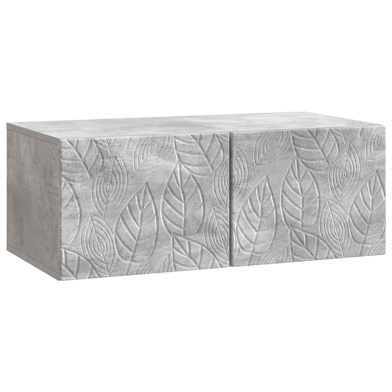 TV ormar za zid 59,5 x 31 cm Betonska siva Konstruirano drvo