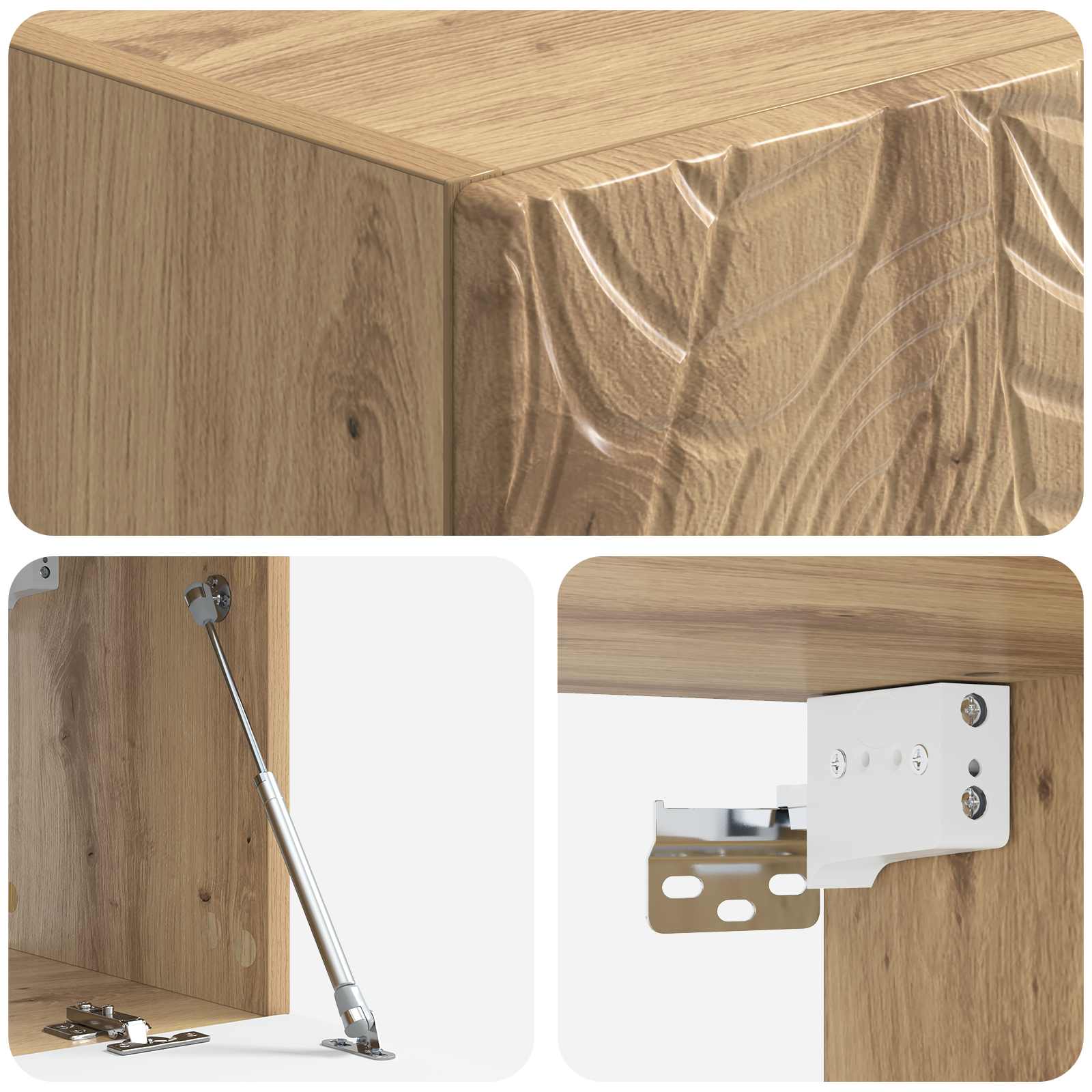 TV ormar za zid 59,5 x 31 cm Hrast artisan Konstruirano drvo