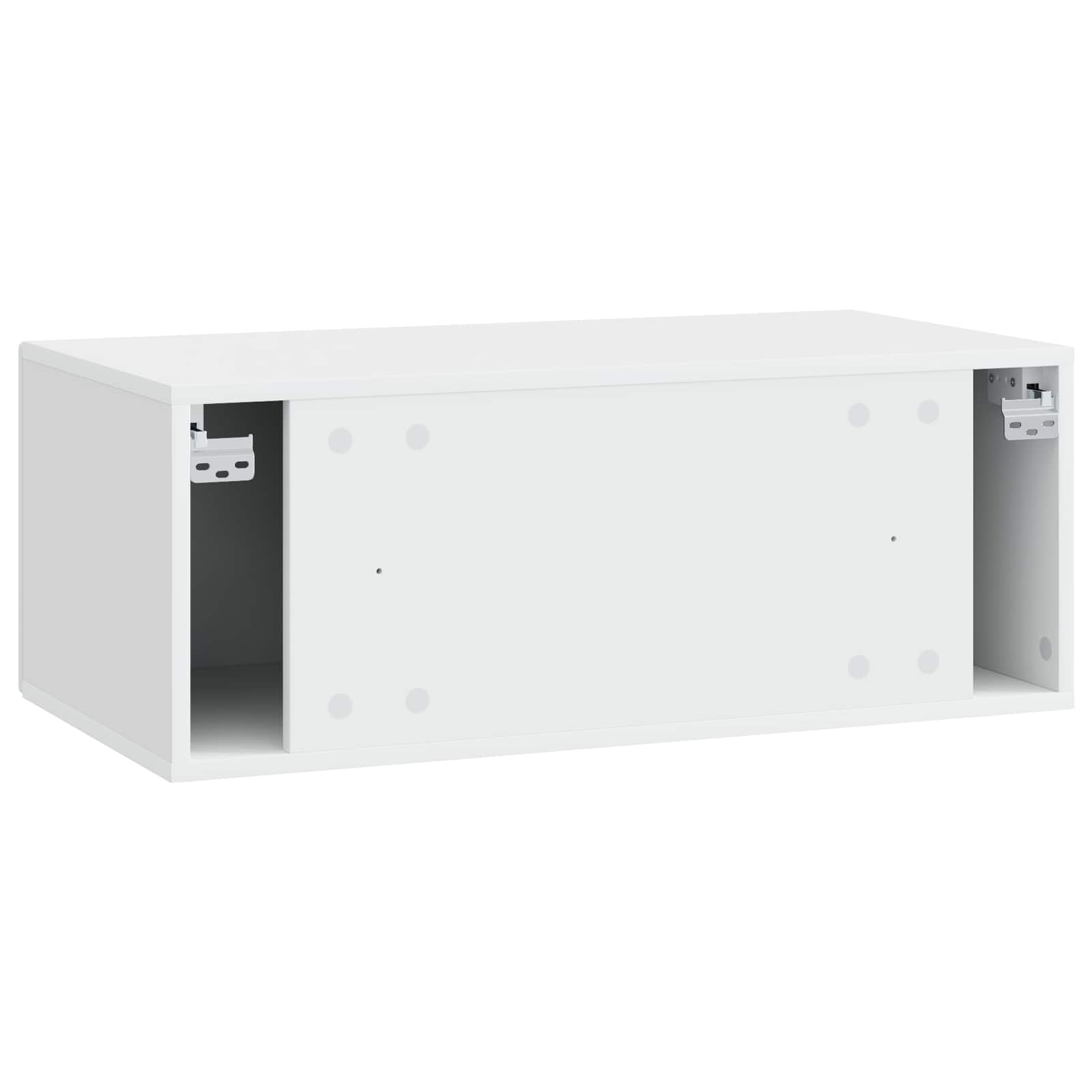 TV ormar za zid 78,5 x 31 cm Bijela Konstruirano drvo Zidne