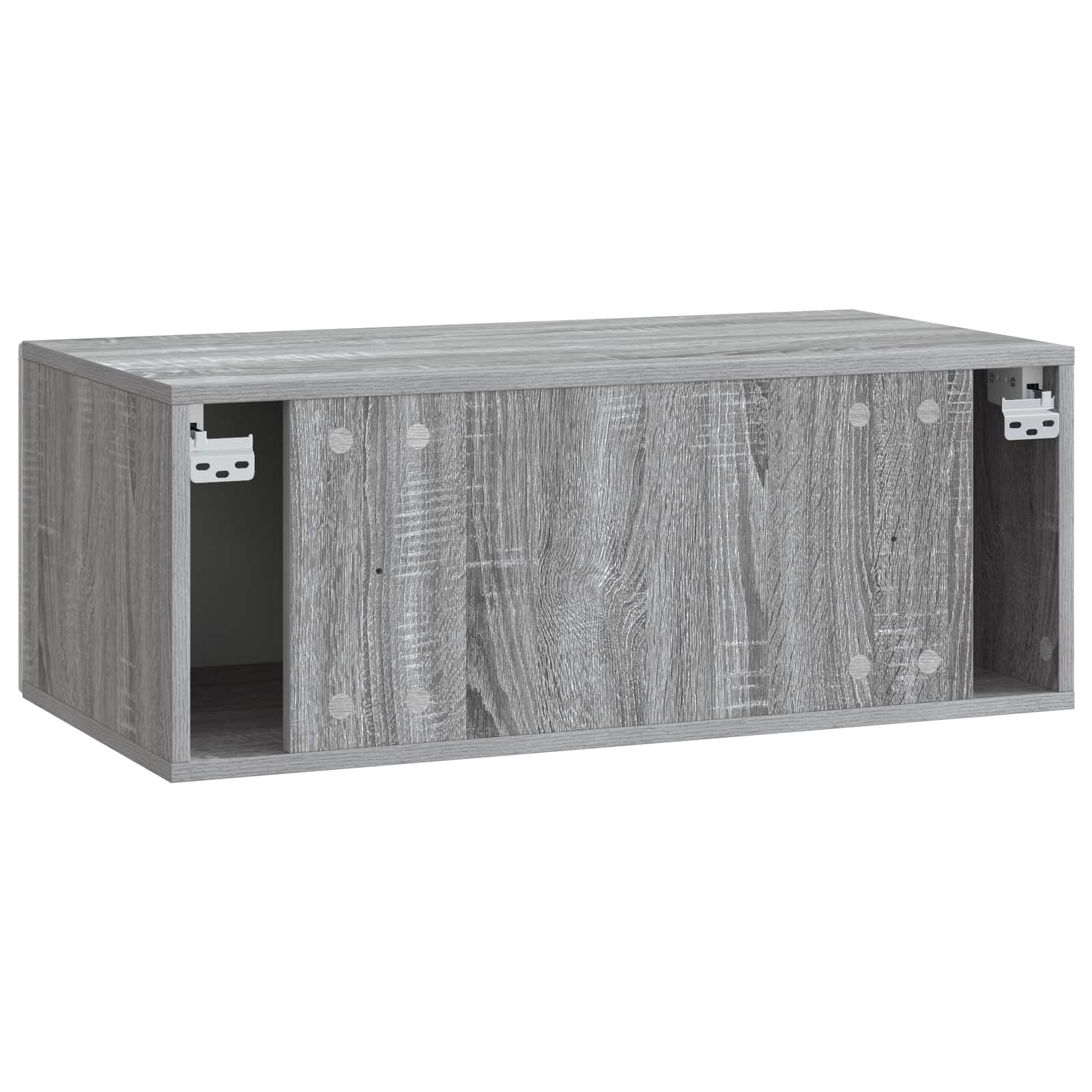TV ormar za zid 78,5 x 31 cm Siva Sonoma Konstruirano drvo