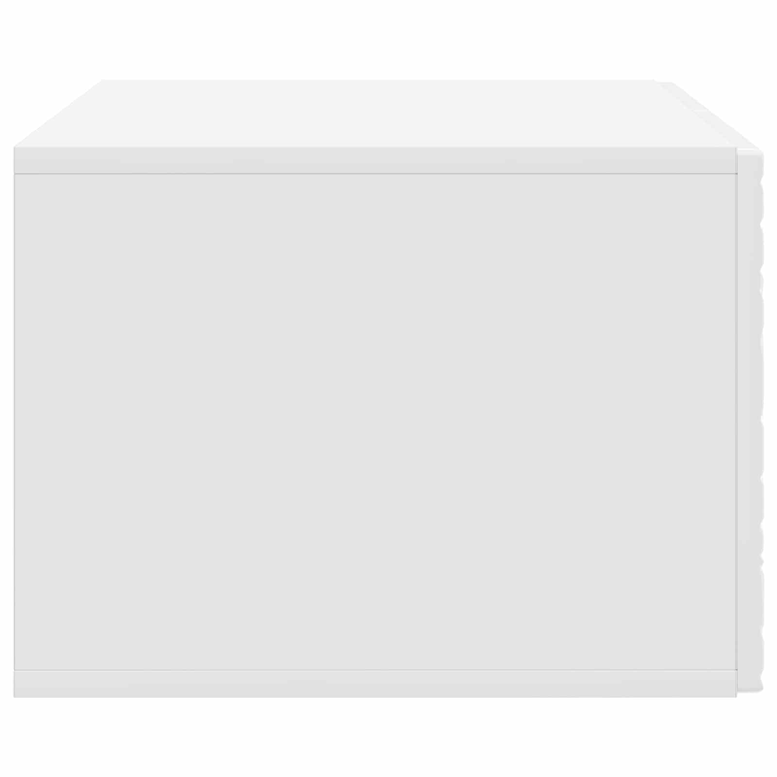 TV ormar za zid 98 x 31 cm Bijela visokog sjaja