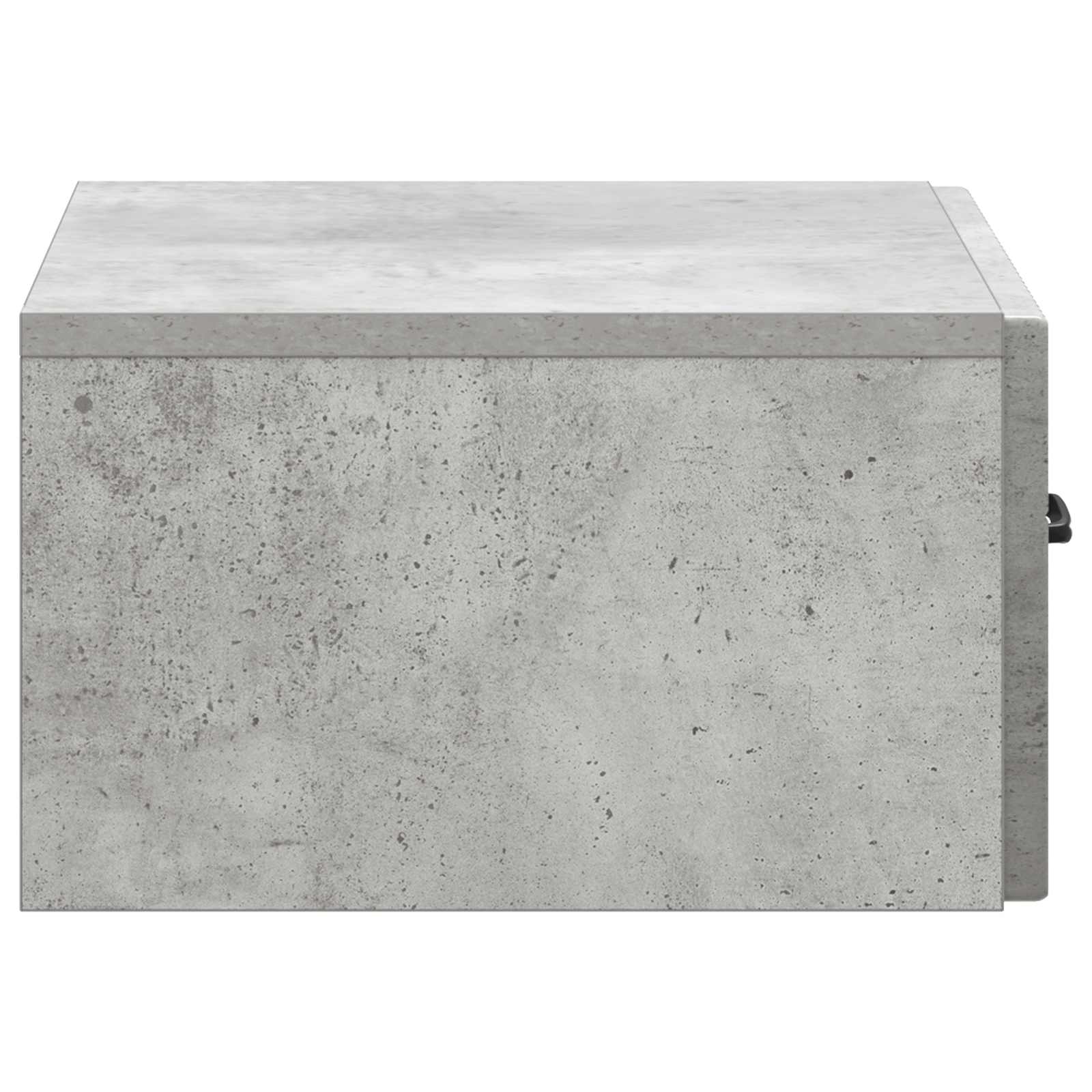 Noćni ormarić za montažu na zid Betonska siva 49 x 34,5 x 20 cm