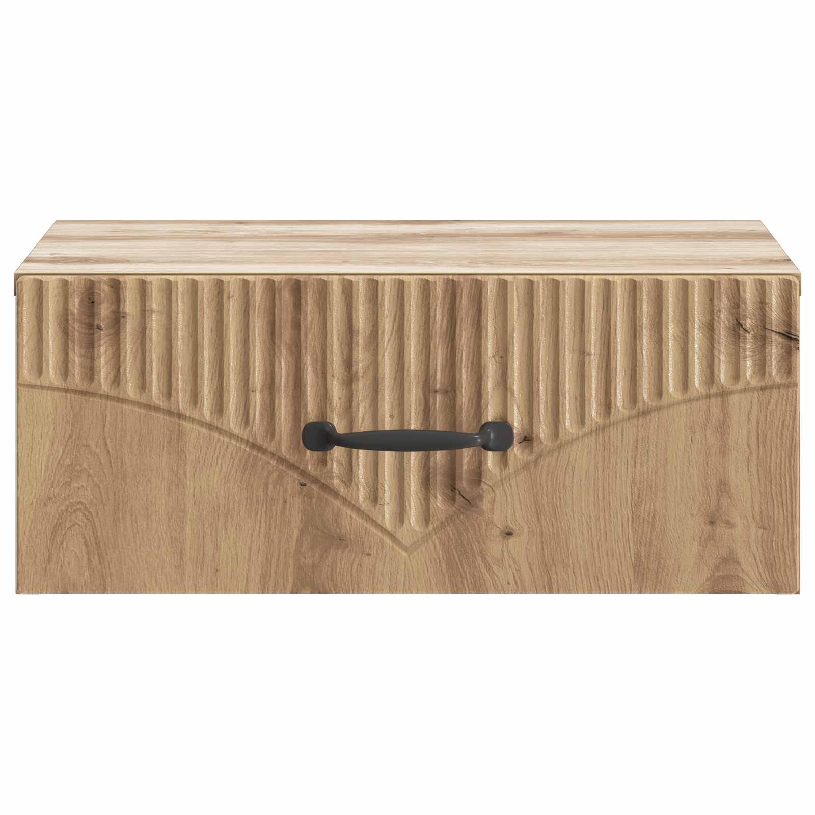 Noćni ormarić za montažu na zid s ladicama 2 pcs Hrast artisan