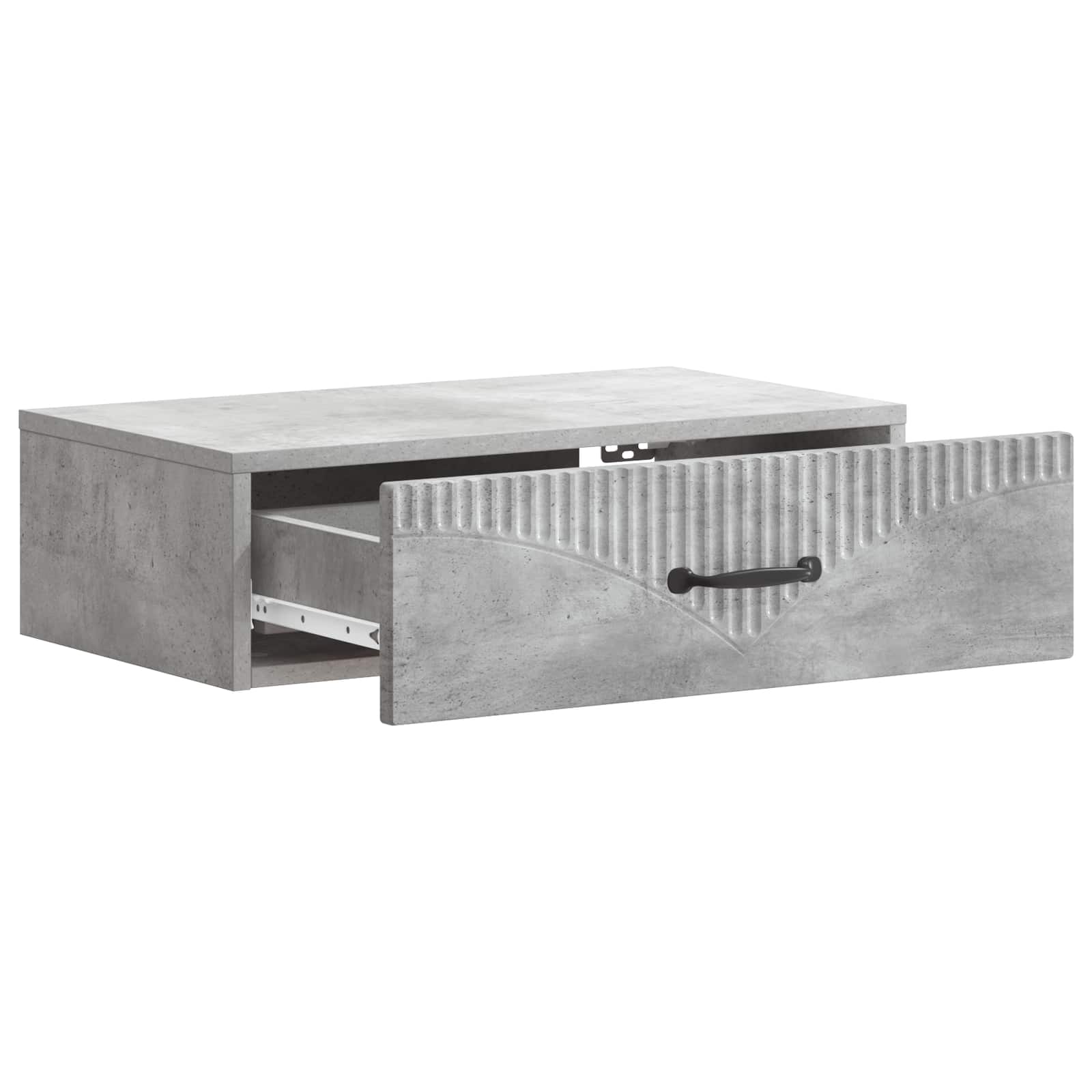 Stolna montirana na zid Betonska siva 59 x 34,5 x 17 cm