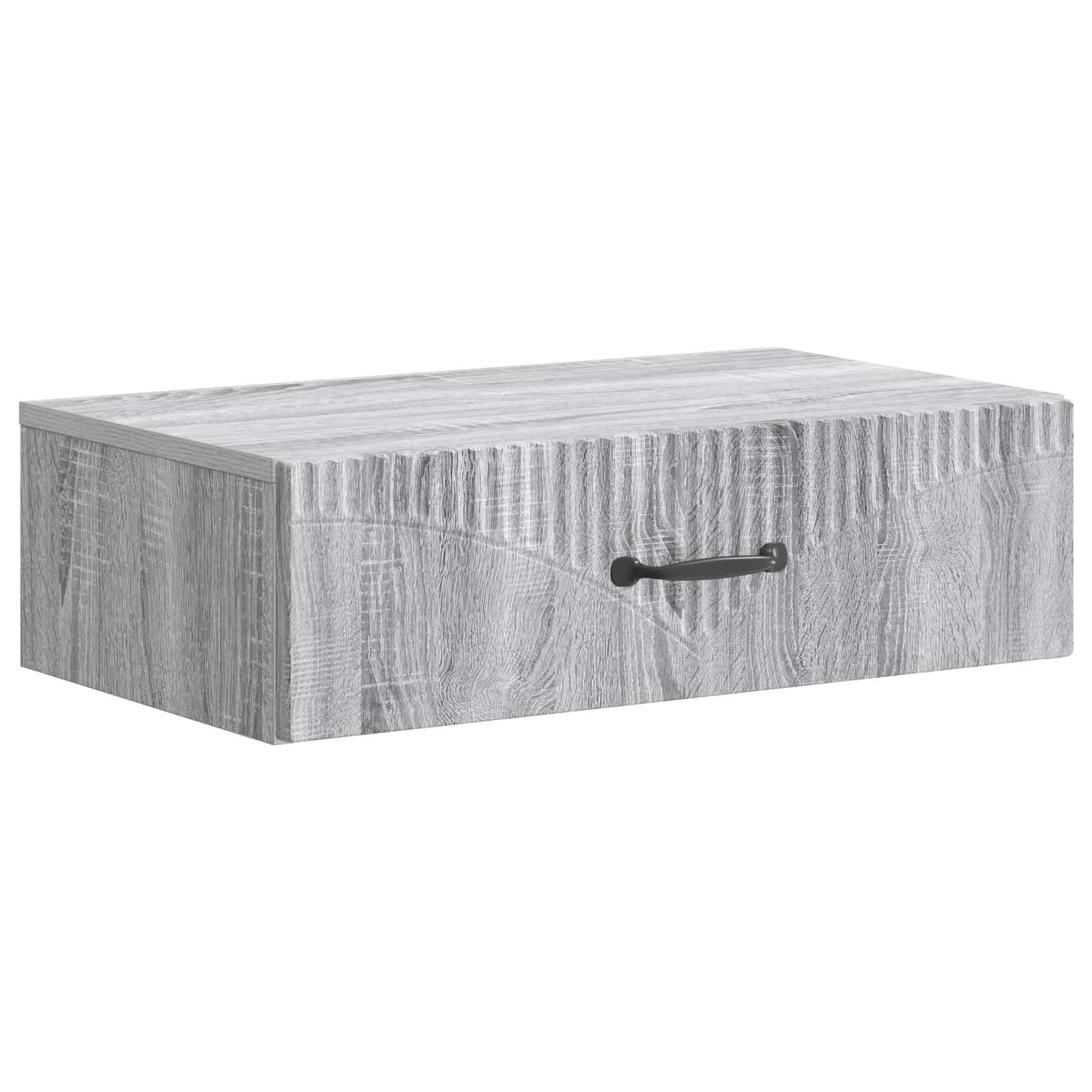 Stolna montirana na zid Siva sonoma 59 x 34,5 x 17 cm