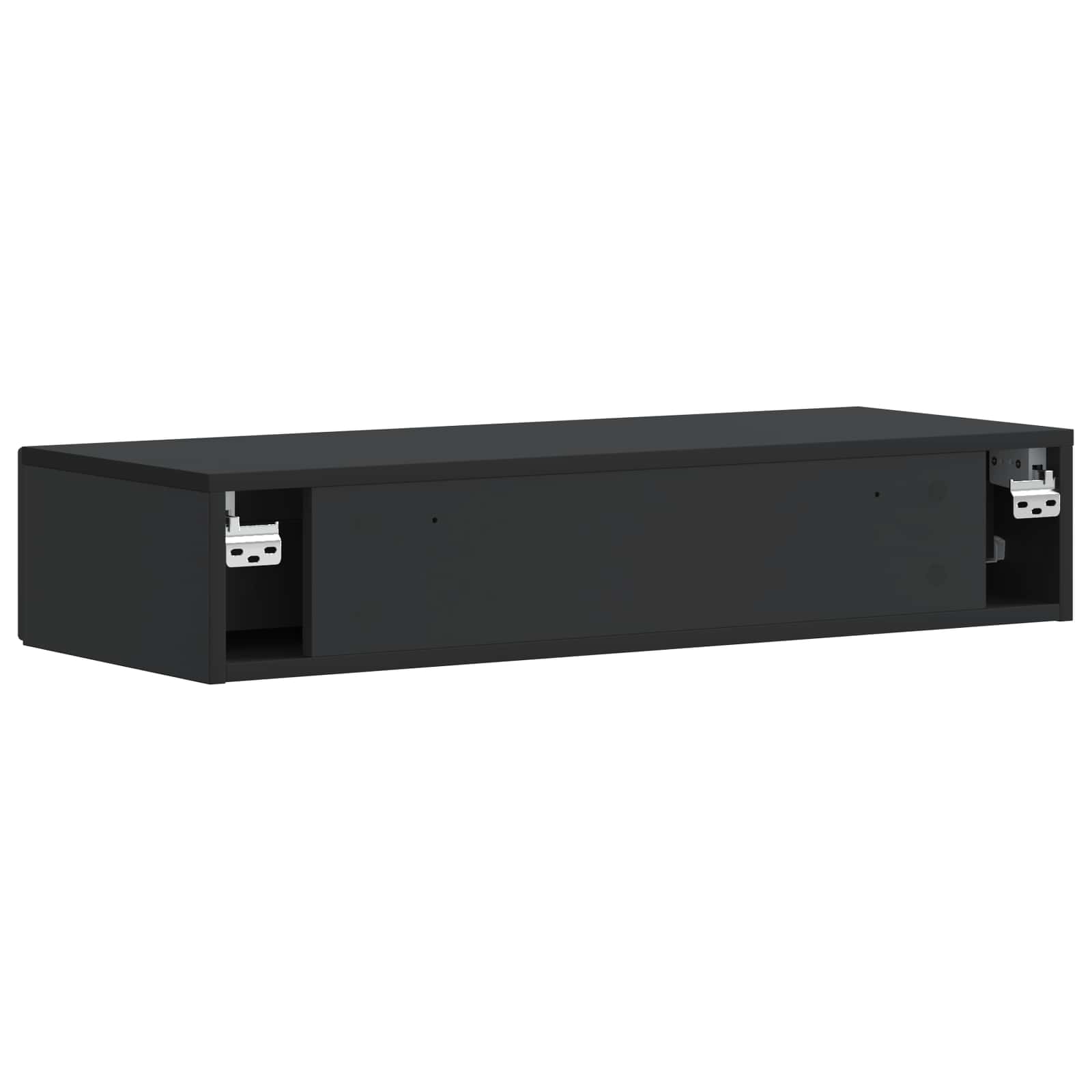 Stolna montirana na zid Crna 87,5 x 34,5 x 17 cm