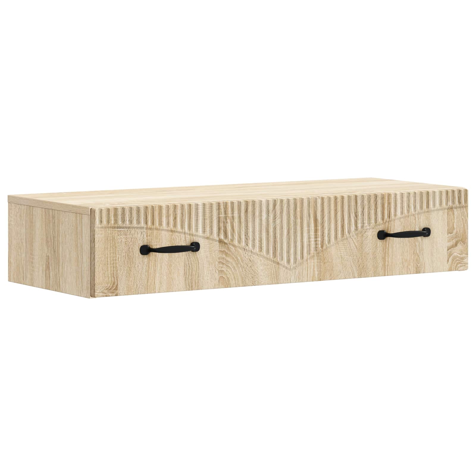 Stolna montirana na zid Hrast sonoma 87,5 x 34,5 x 17 cm
